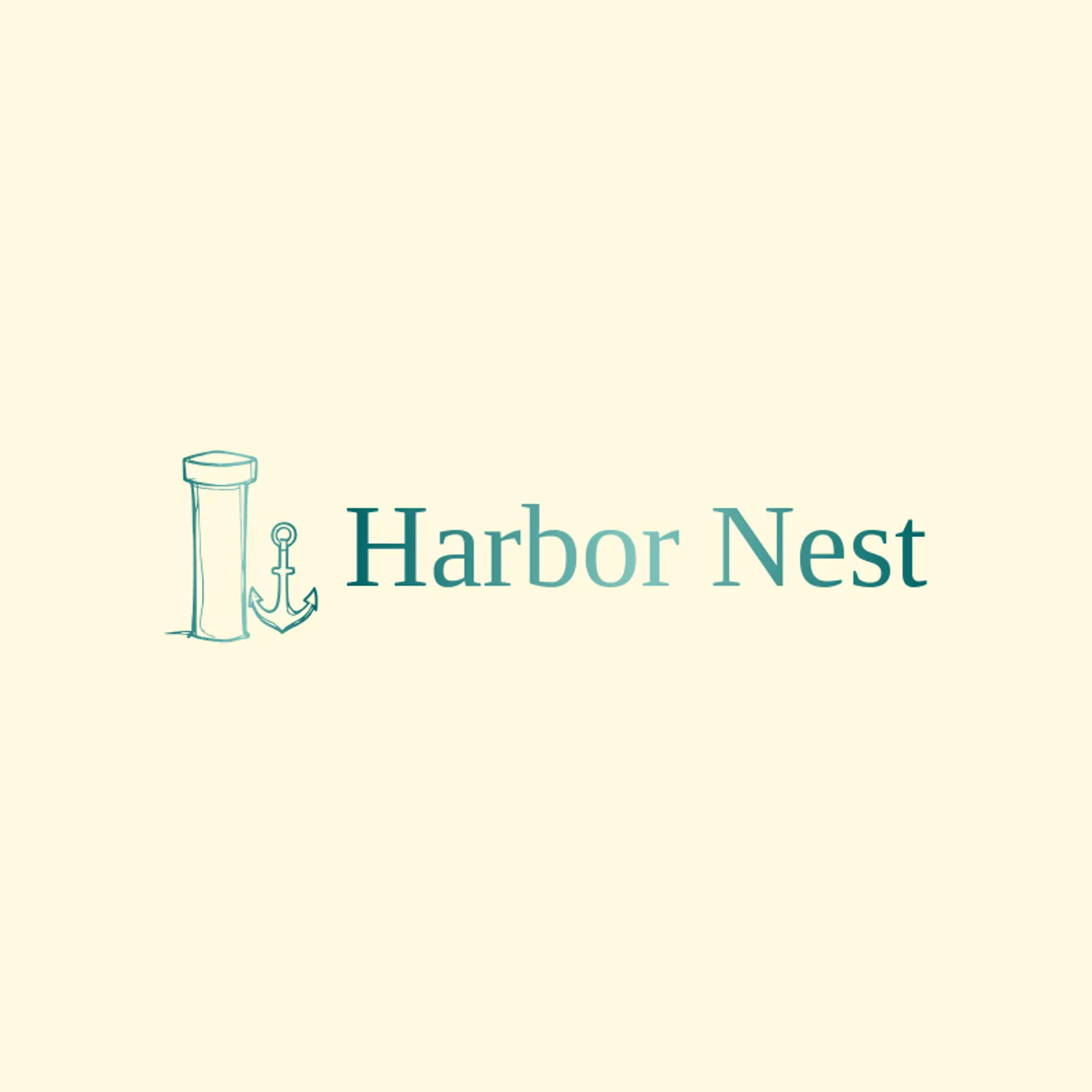 Harbor Nest logo for marina