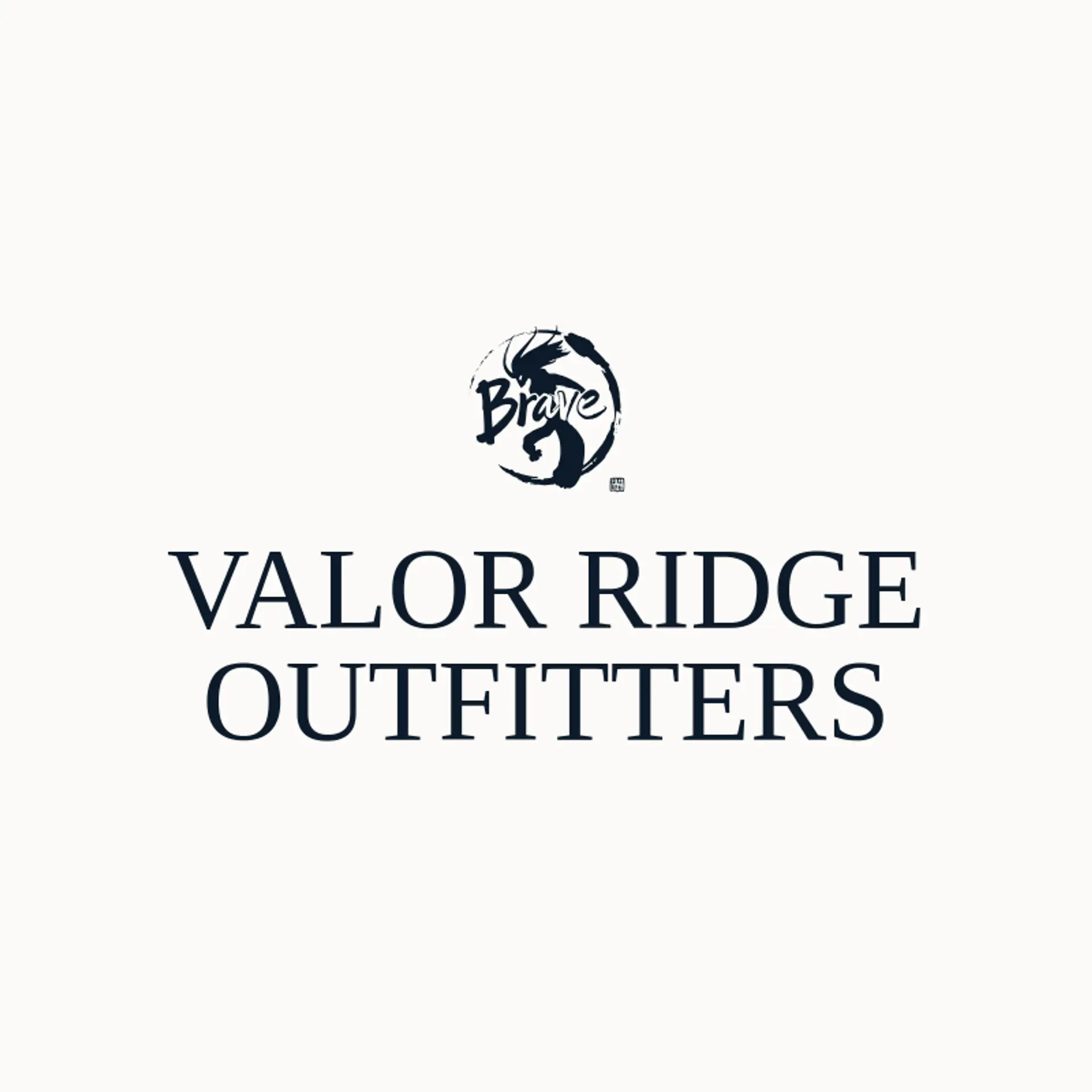 Valor Ridge Outfitters logo for brave