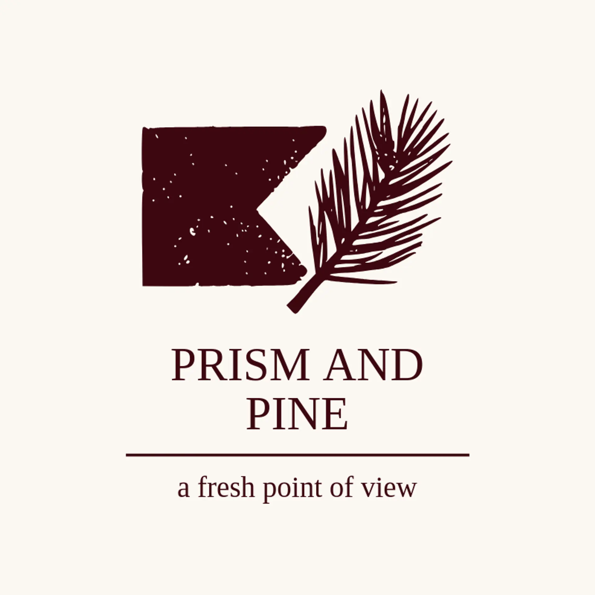 Prism and Pine logo for geometry