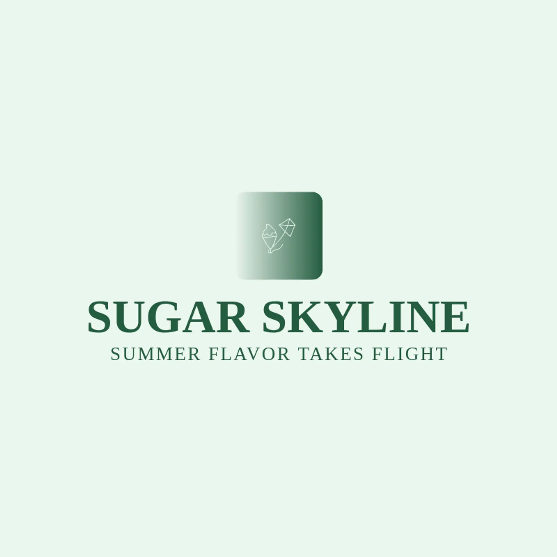 Sugar Skyline logo for snow cone