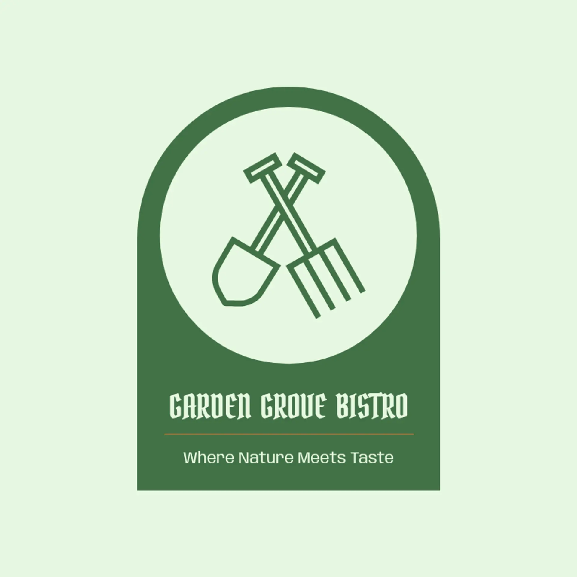 Verdure Bistro logo for garden restaurant