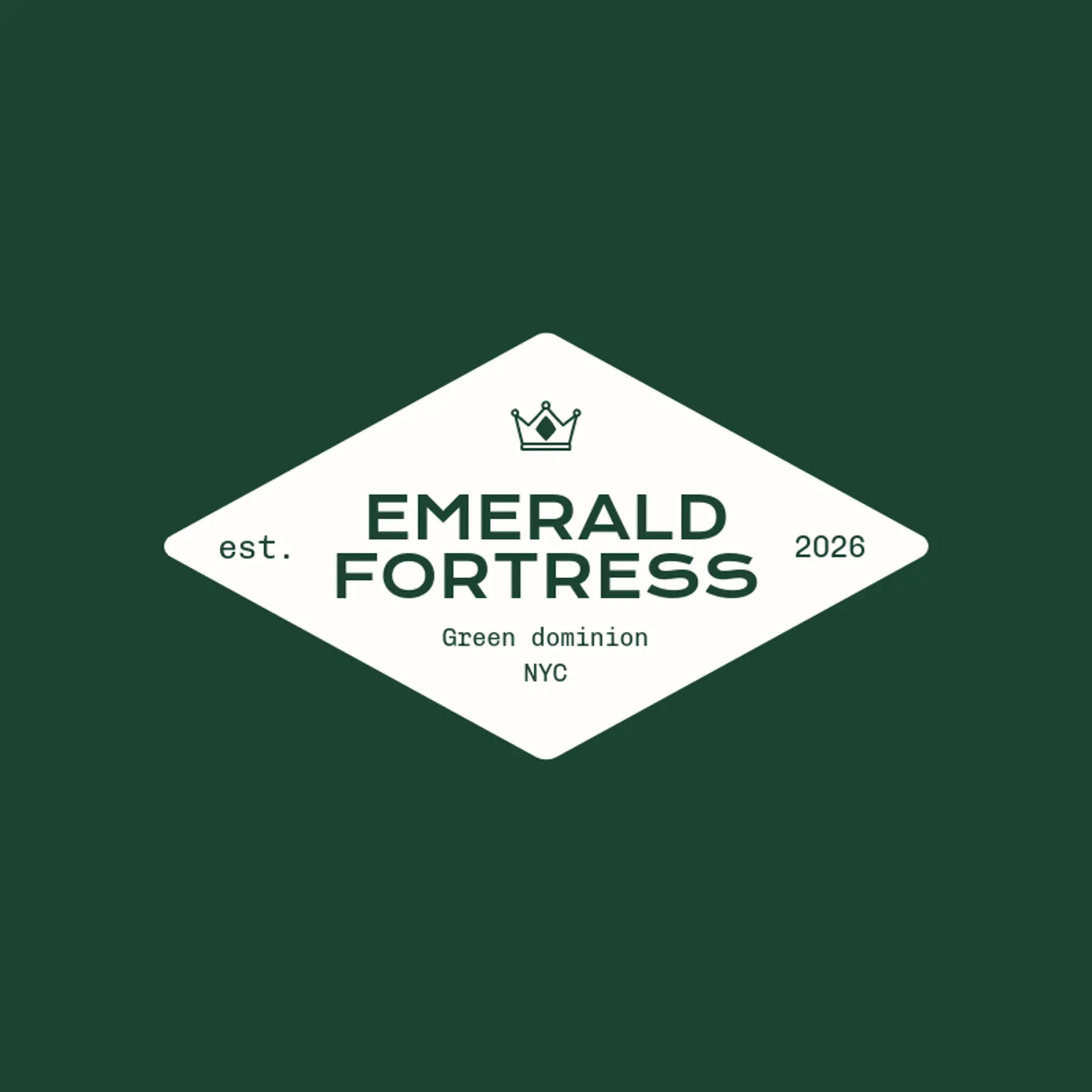 Emerald Fortress logo for king