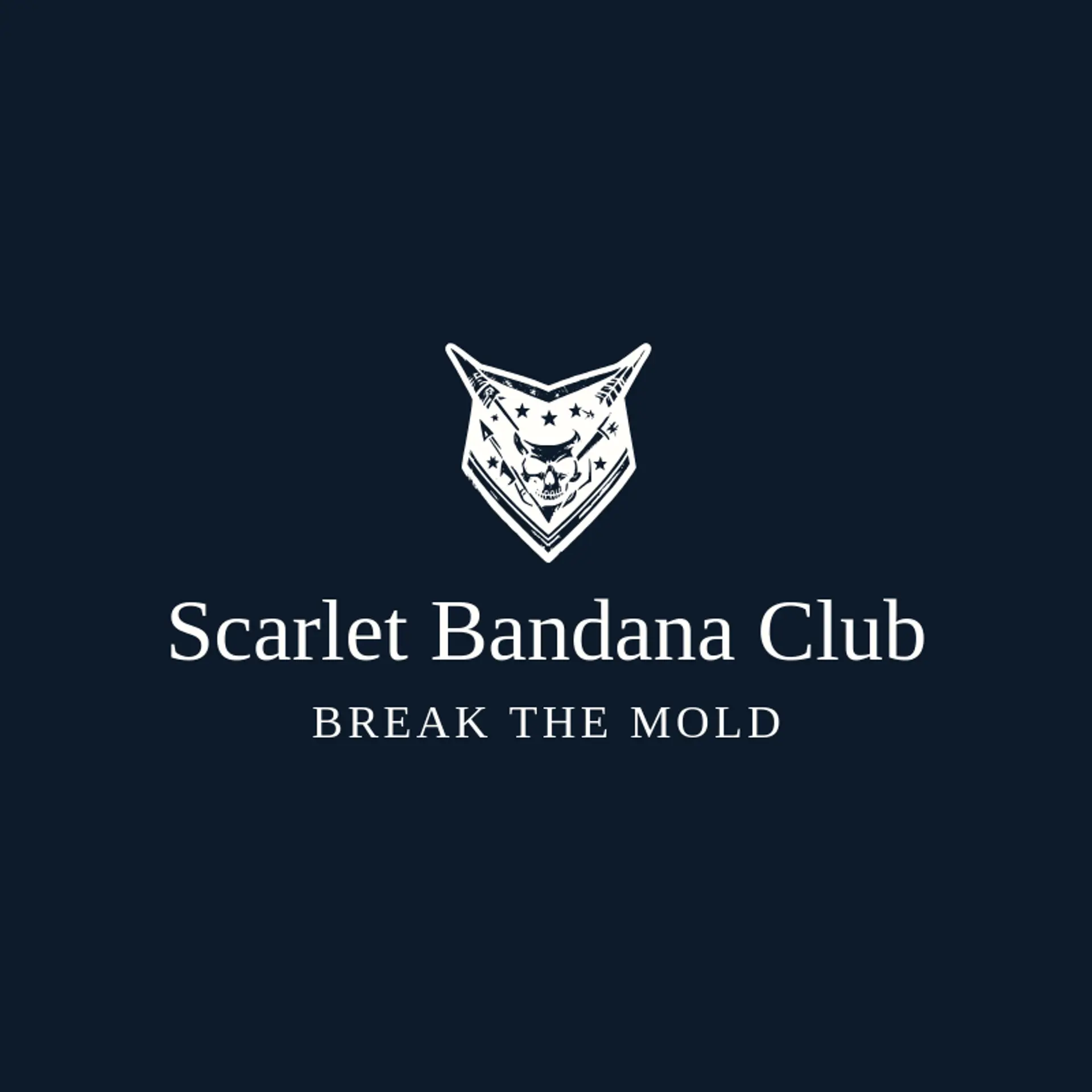 Scarlet Bandana Club logo for outlaw