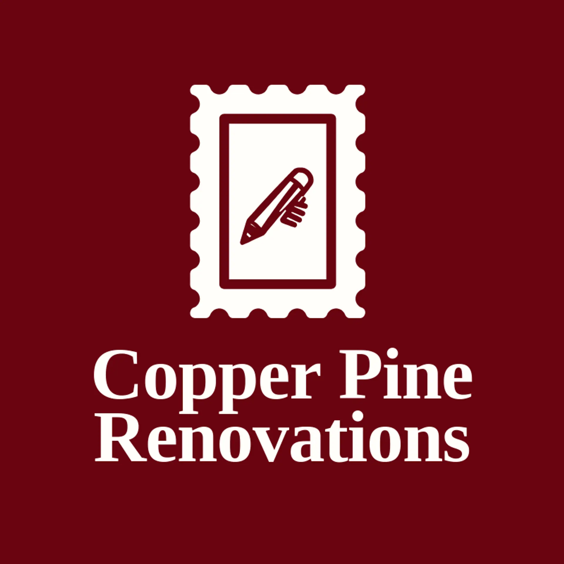 Copper Pine Renovations logo for remodeling