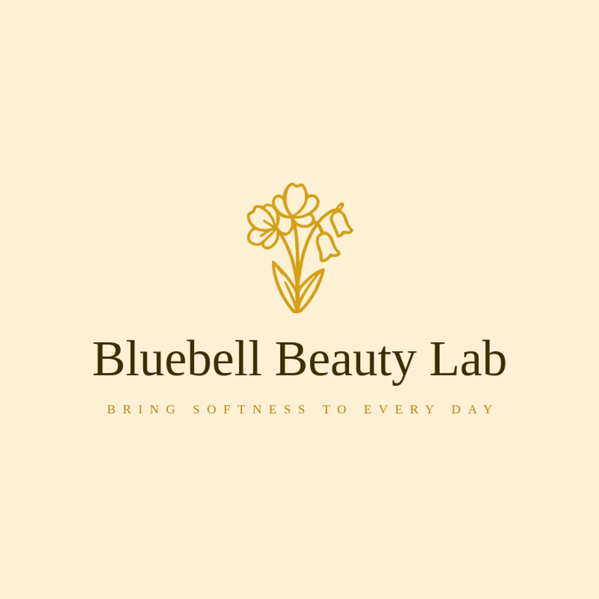 Bluebell Beauty Lab logo for skin