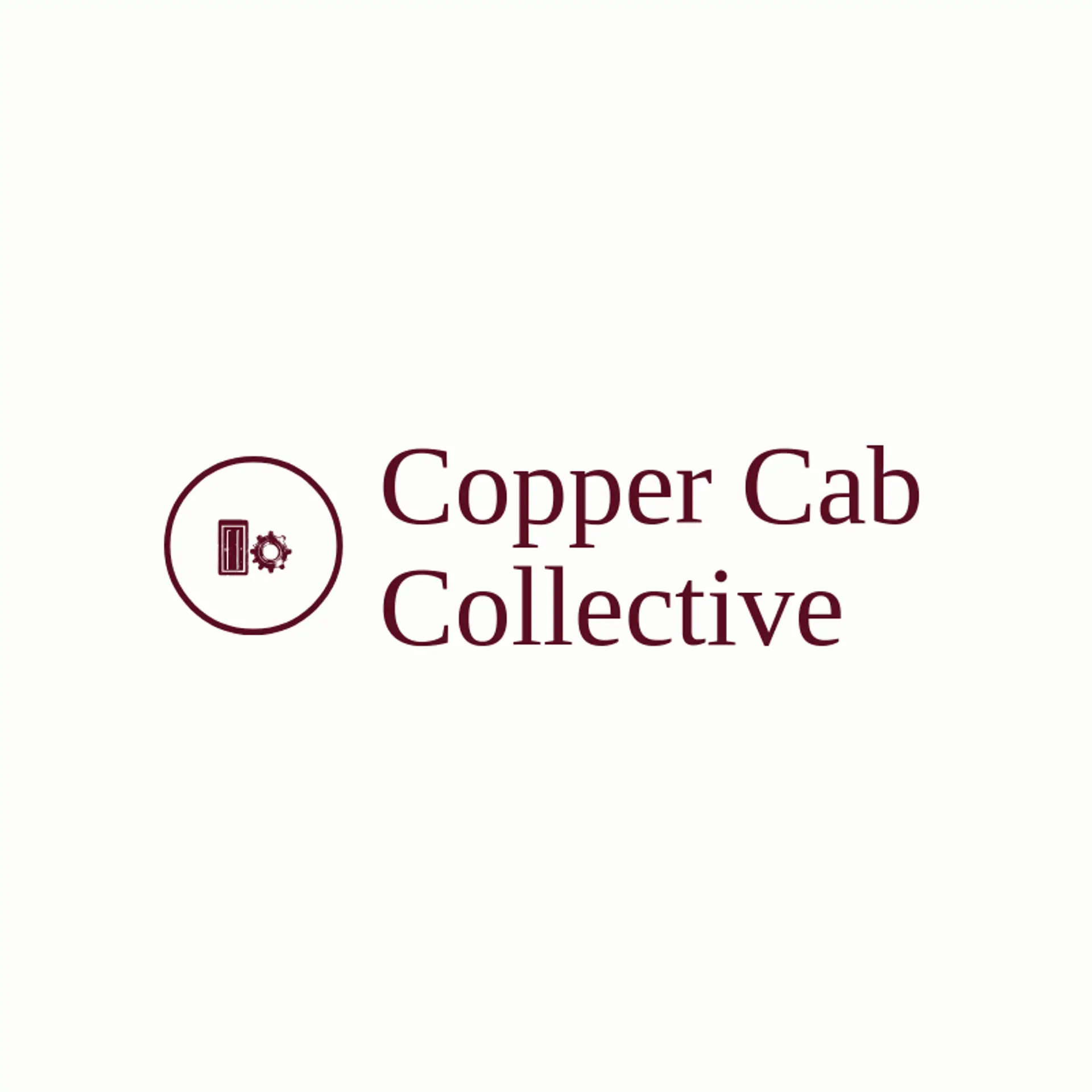 Copper Cab Collective logo for elevator
