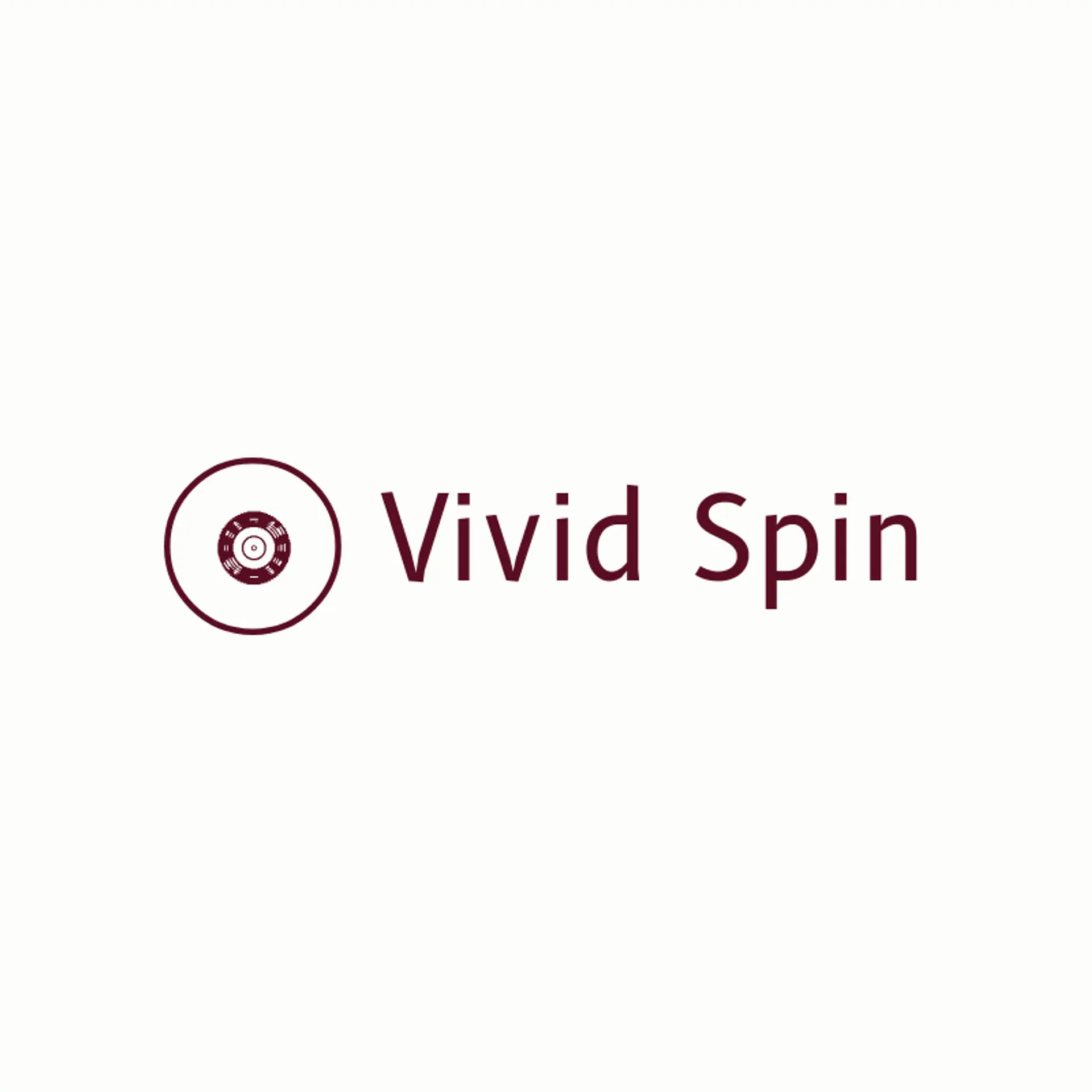 Vivid Spin logo for disc