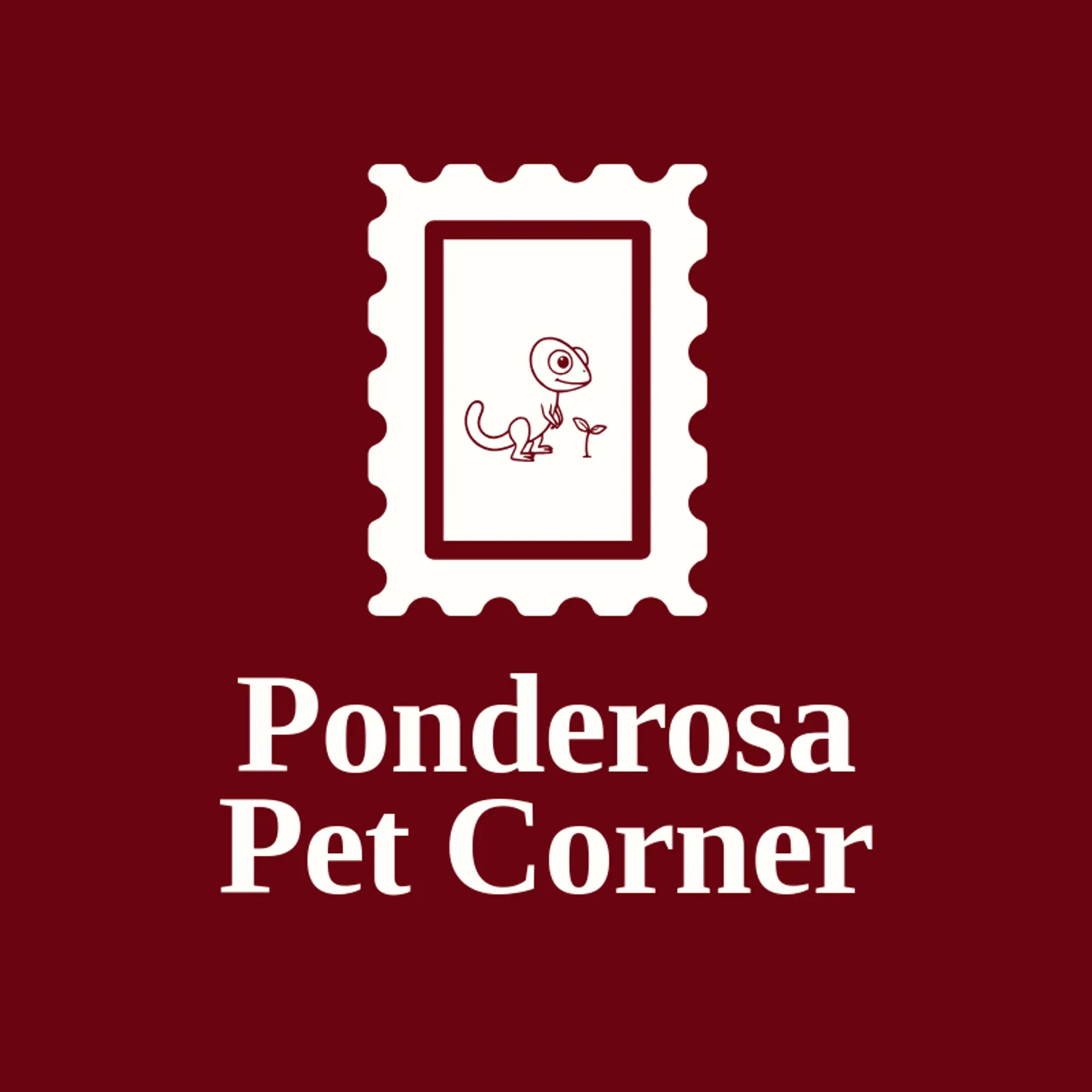 Ponderosa Pet Corner logo for chameleon