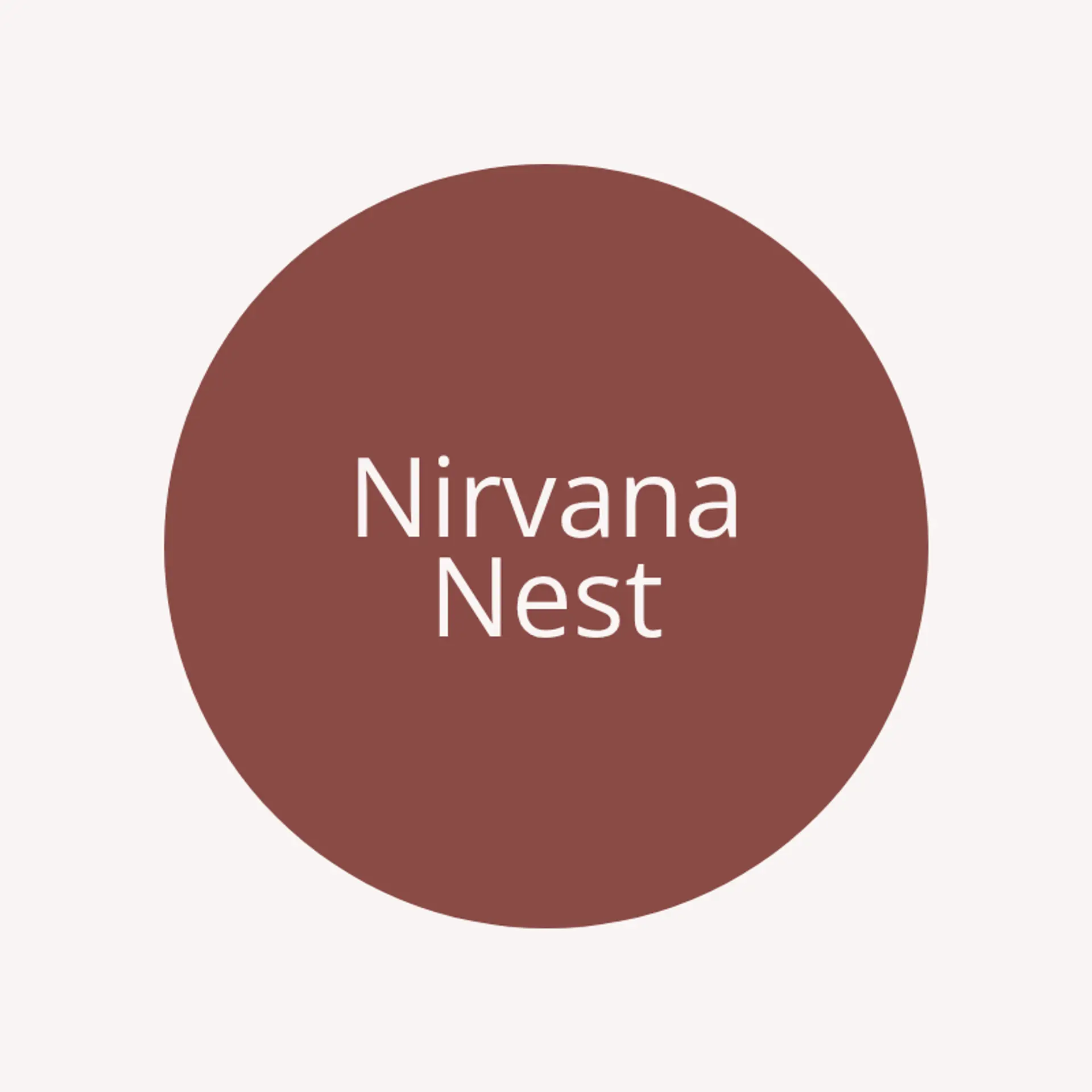 Nirvana Nest logo for beauty spa
