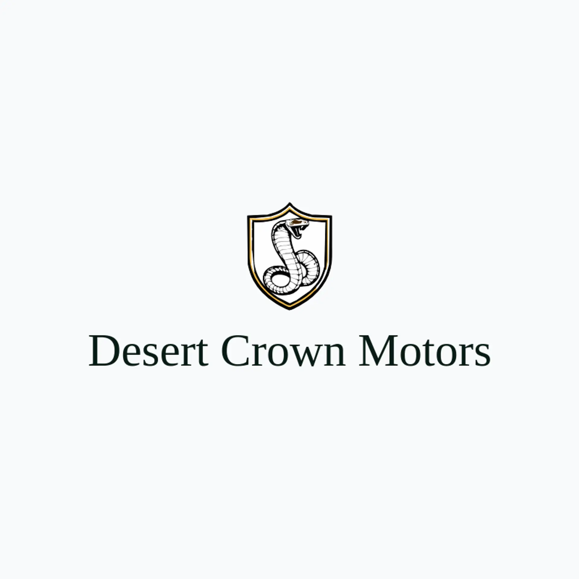 Desert Crown Motors logo for cobra