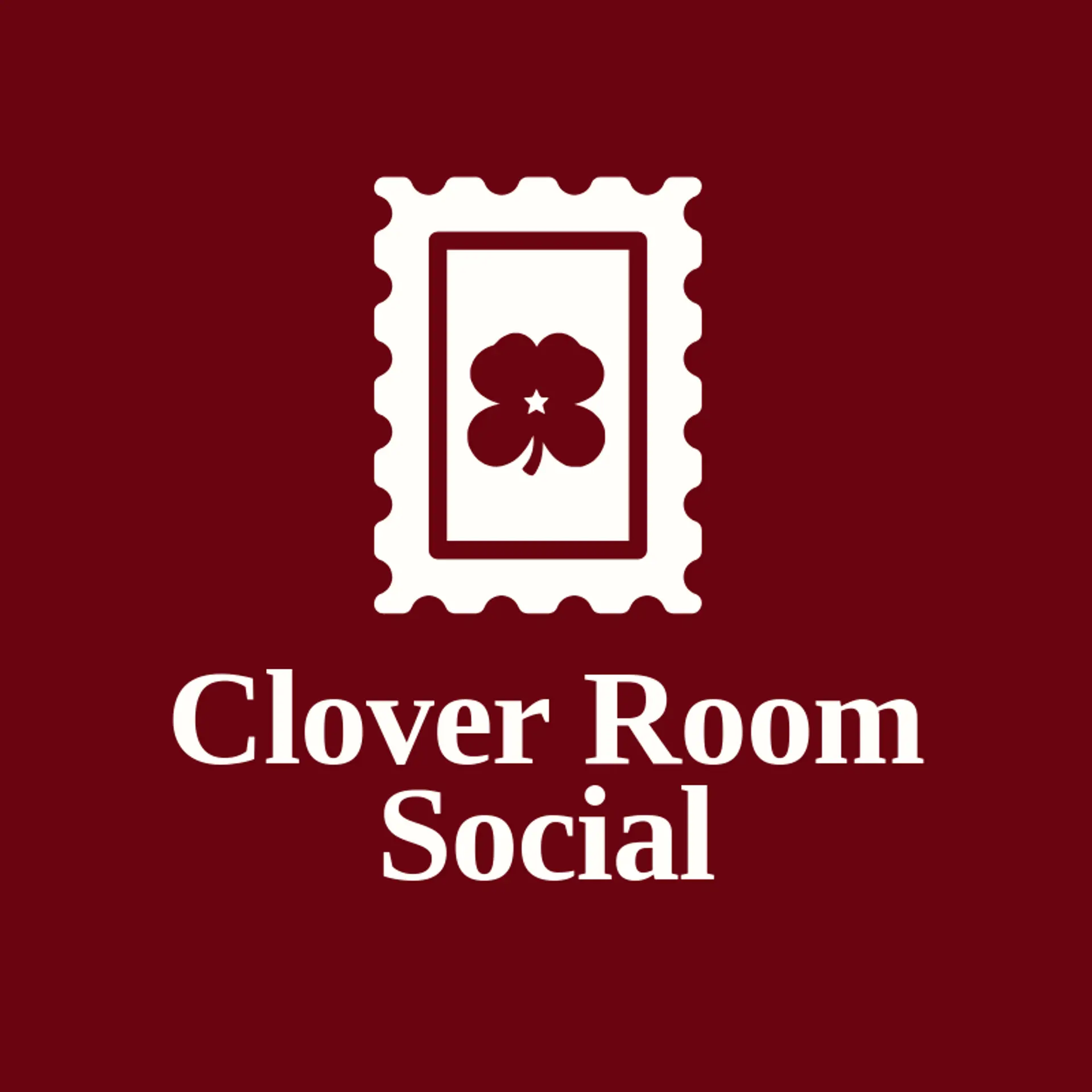Clover Room Social logo for speakeasy