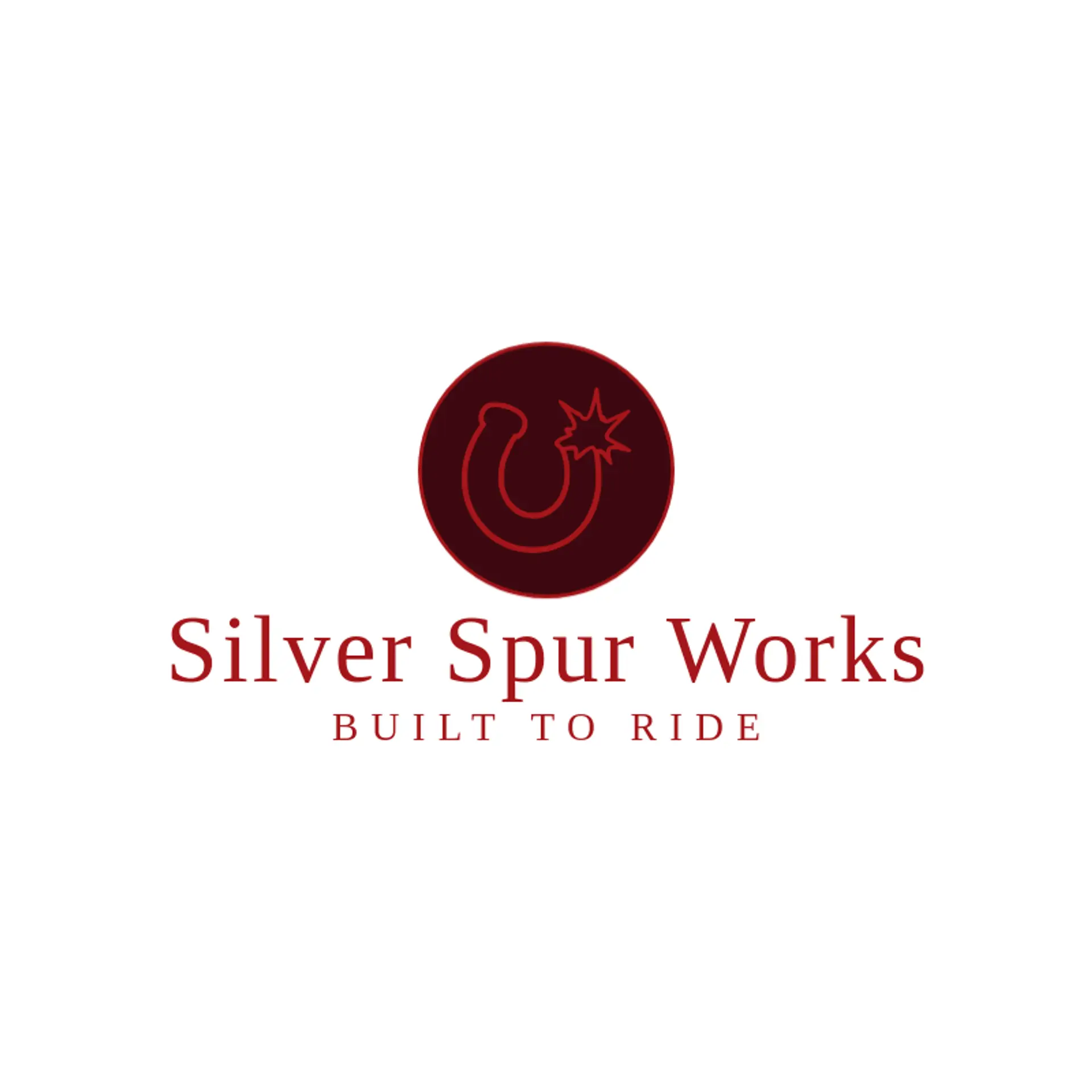 Silver Spur Works logo for horseshoe