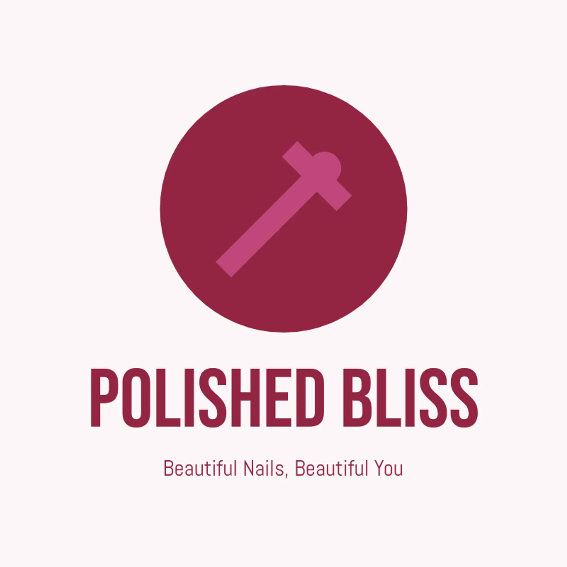 Polished Bliss logo for nail salon