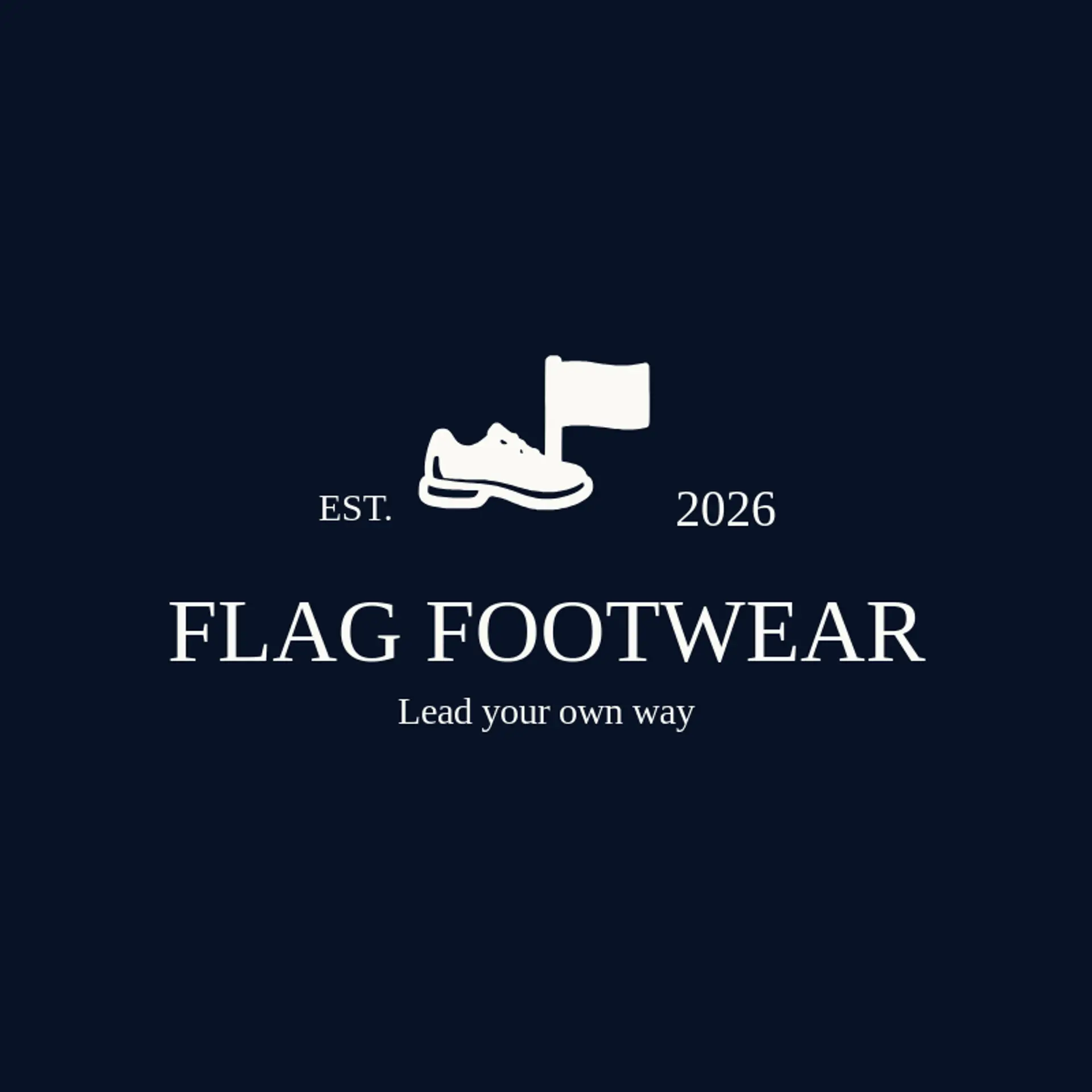Flag Footwear logo for shoe