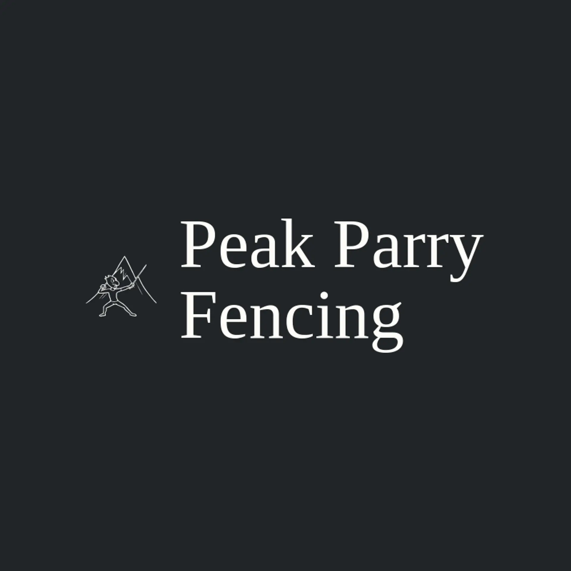 Peak Parry Fencing logo for fencing