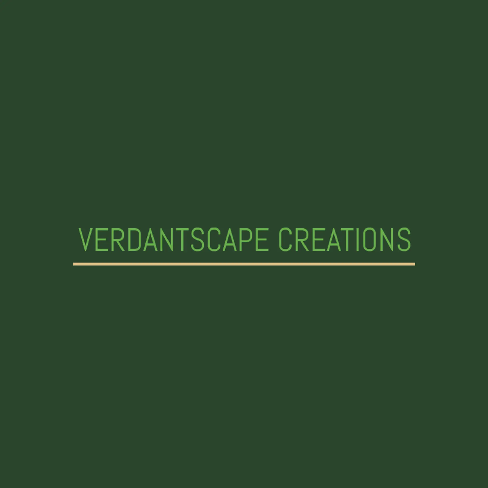 VerdantScape Creations logo for landscaping