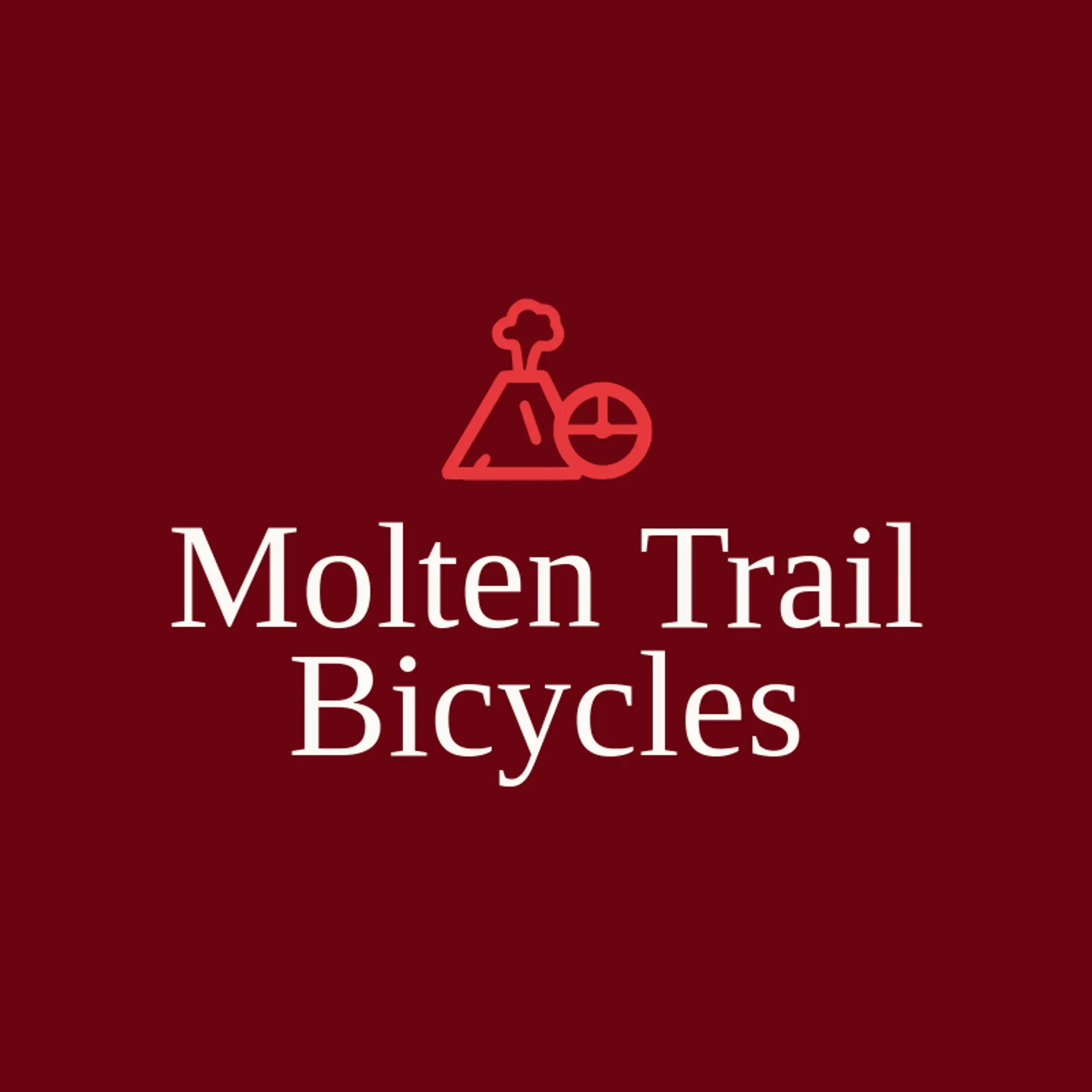 Molten Trail Bicycles logo for volcano
