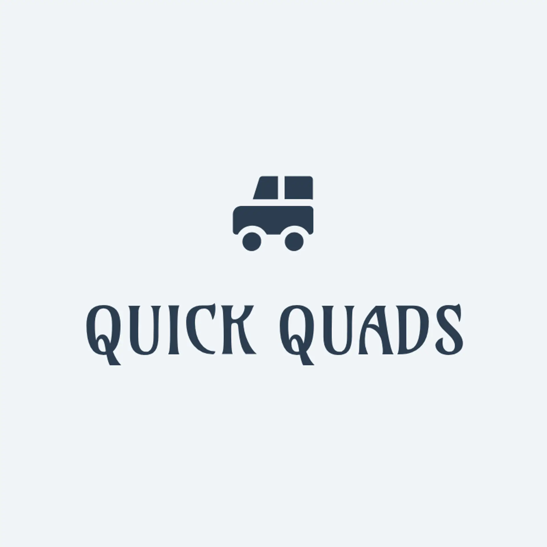 Quick Quads logo for automotive pick up
