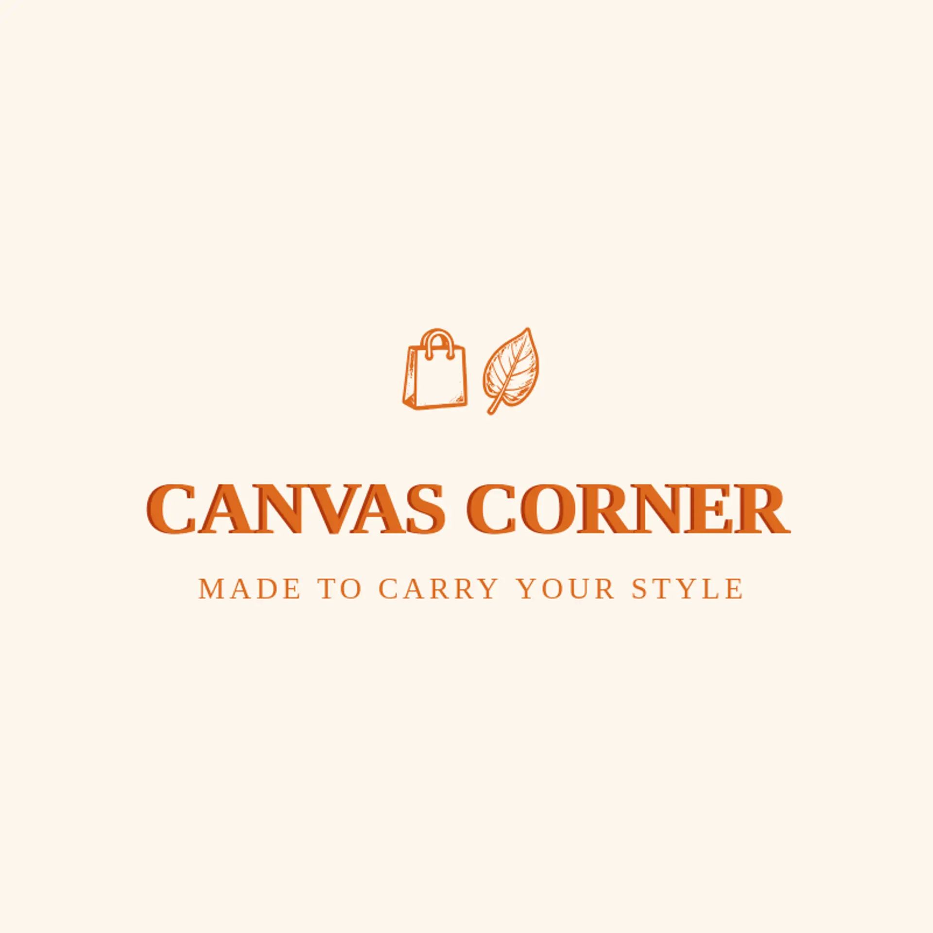 Canvas Corner logo for shopping bag