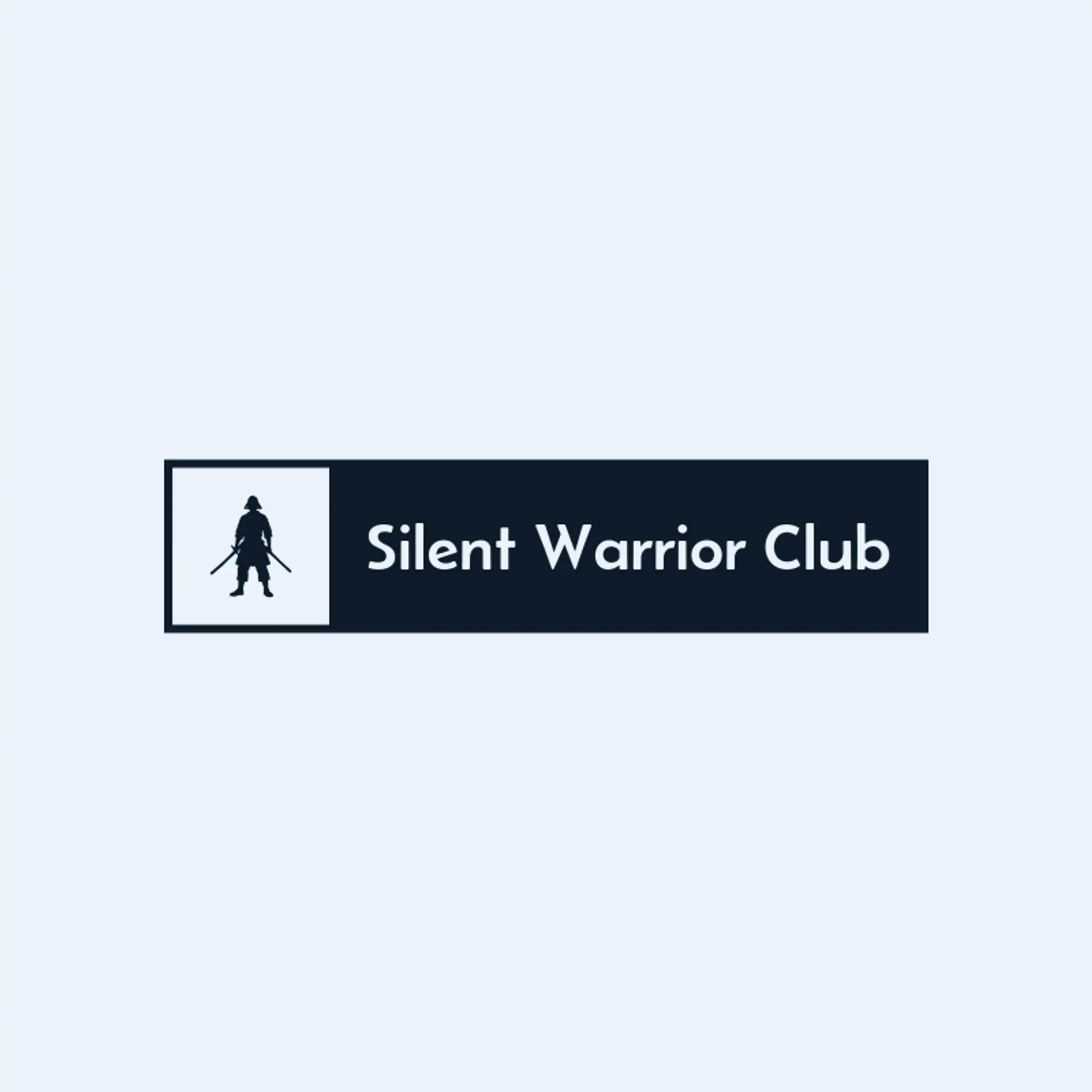 Silent Warrior Club logo for samurai