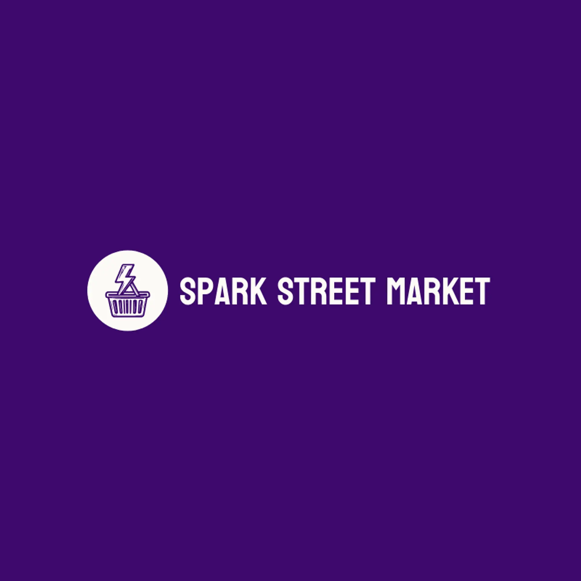 Spark Street Market logo for lightning