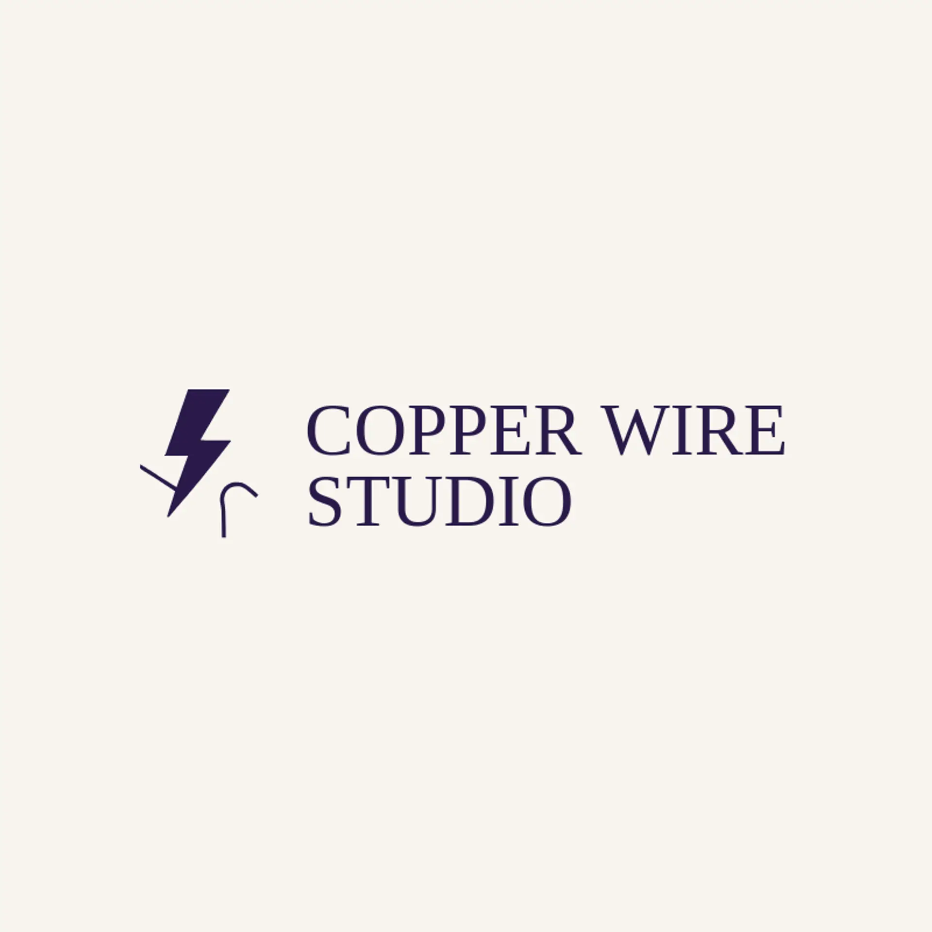 Copper Wire Studio logo for electricity