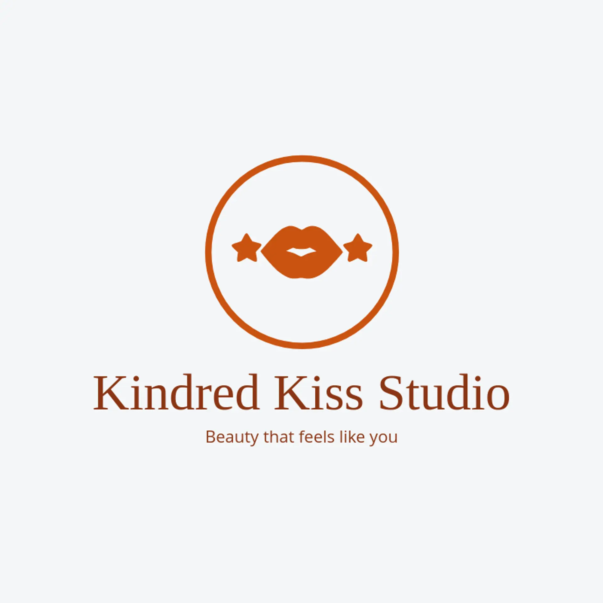 Kindred Kiss Studio logo for lips
