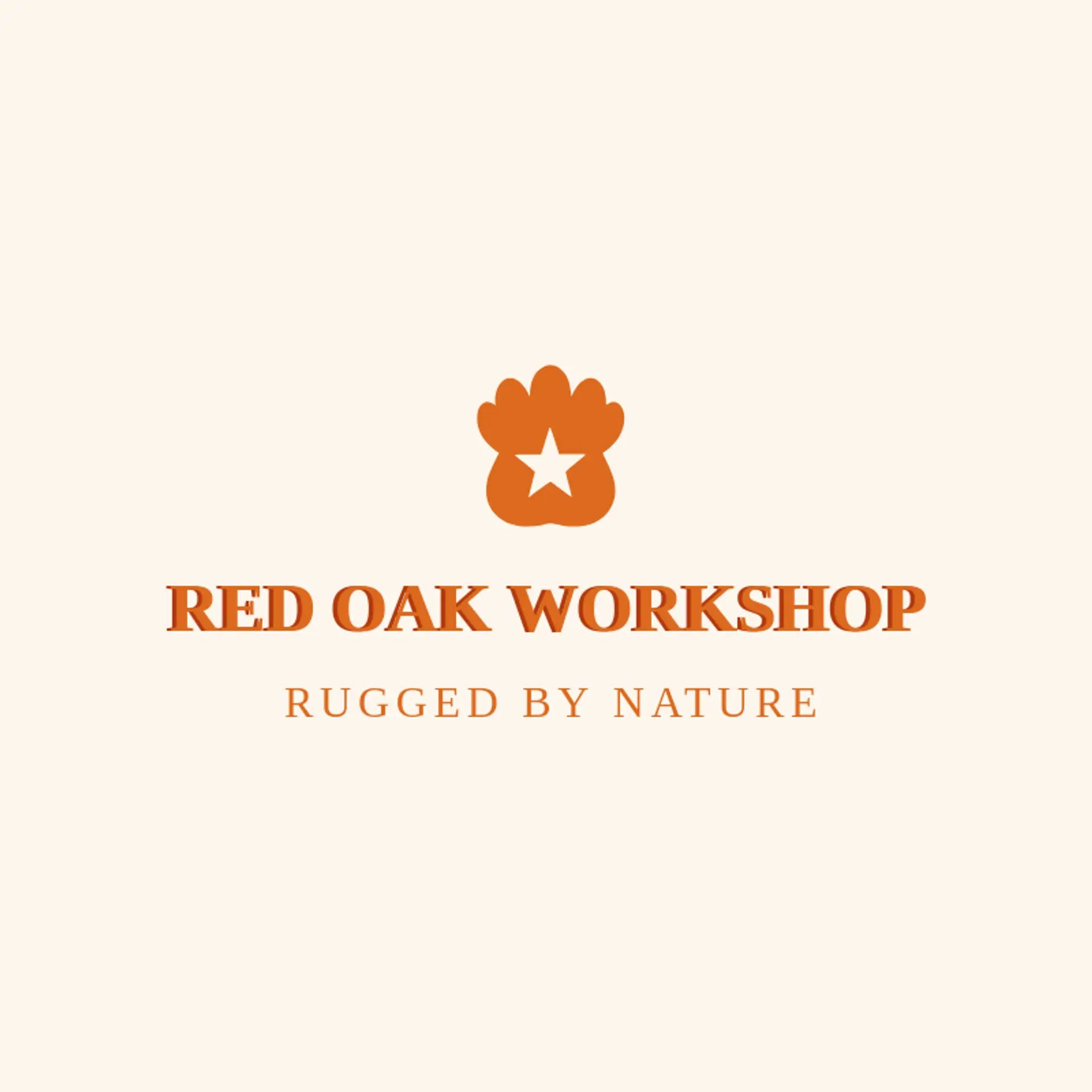 Red Oak Workshop logo for masculine