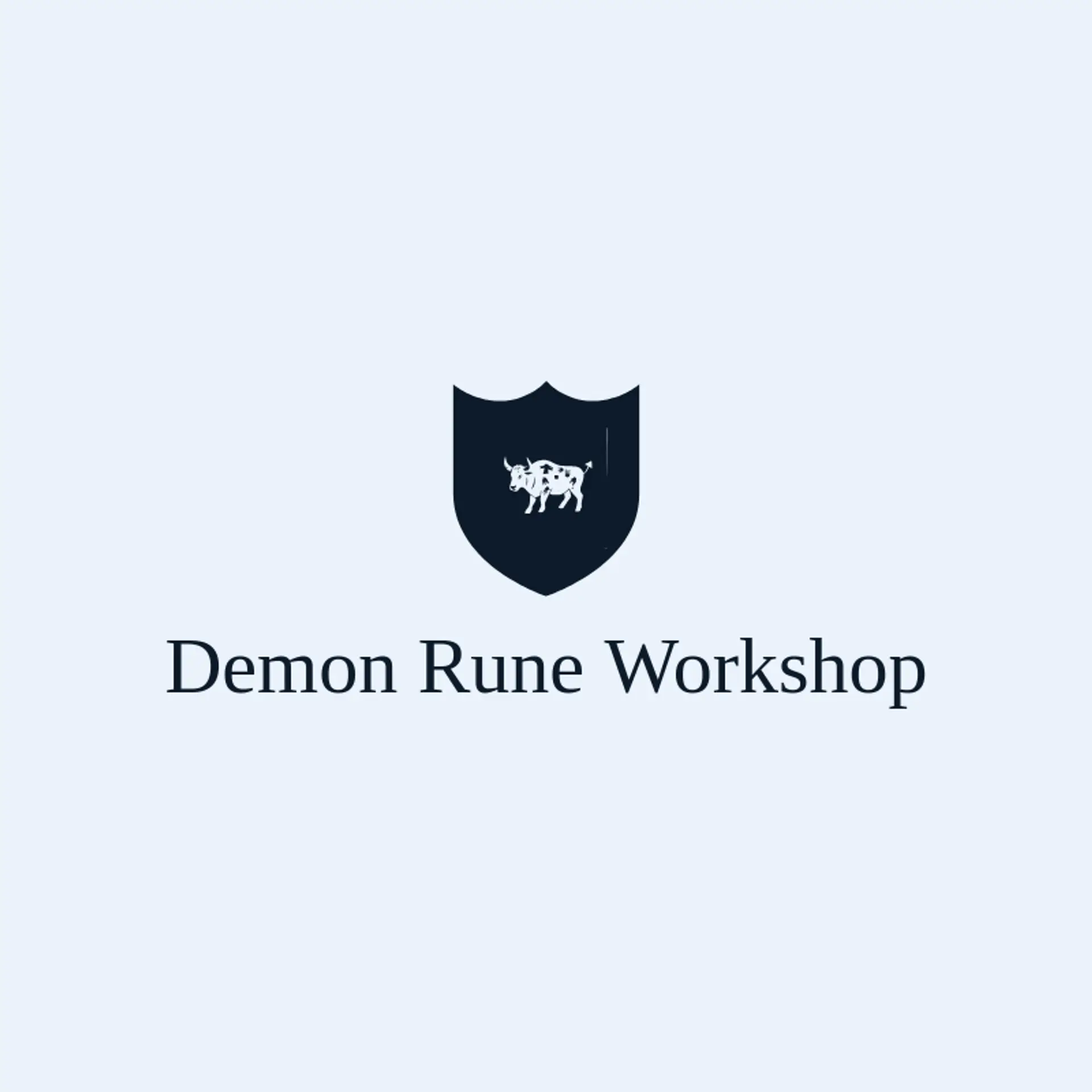 Demon Rune Workshop logo for demon