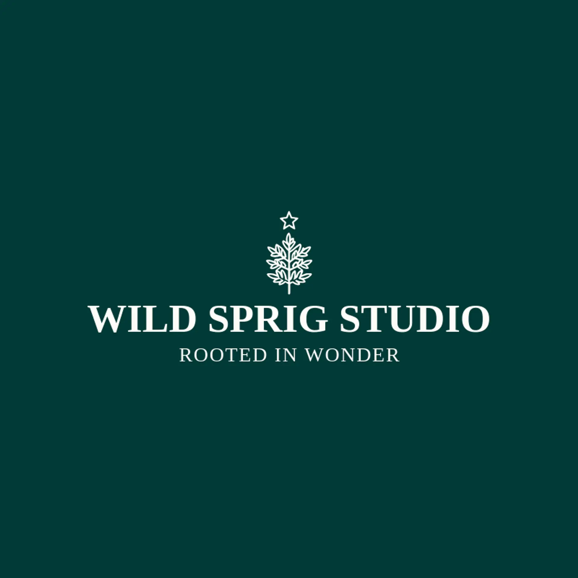Wild Sprig Studio logo for fern