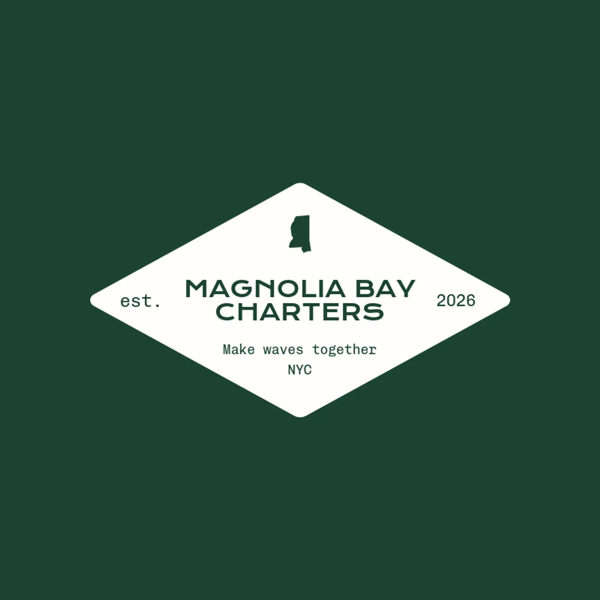 Magnolia Bay Charters logo for mississippi