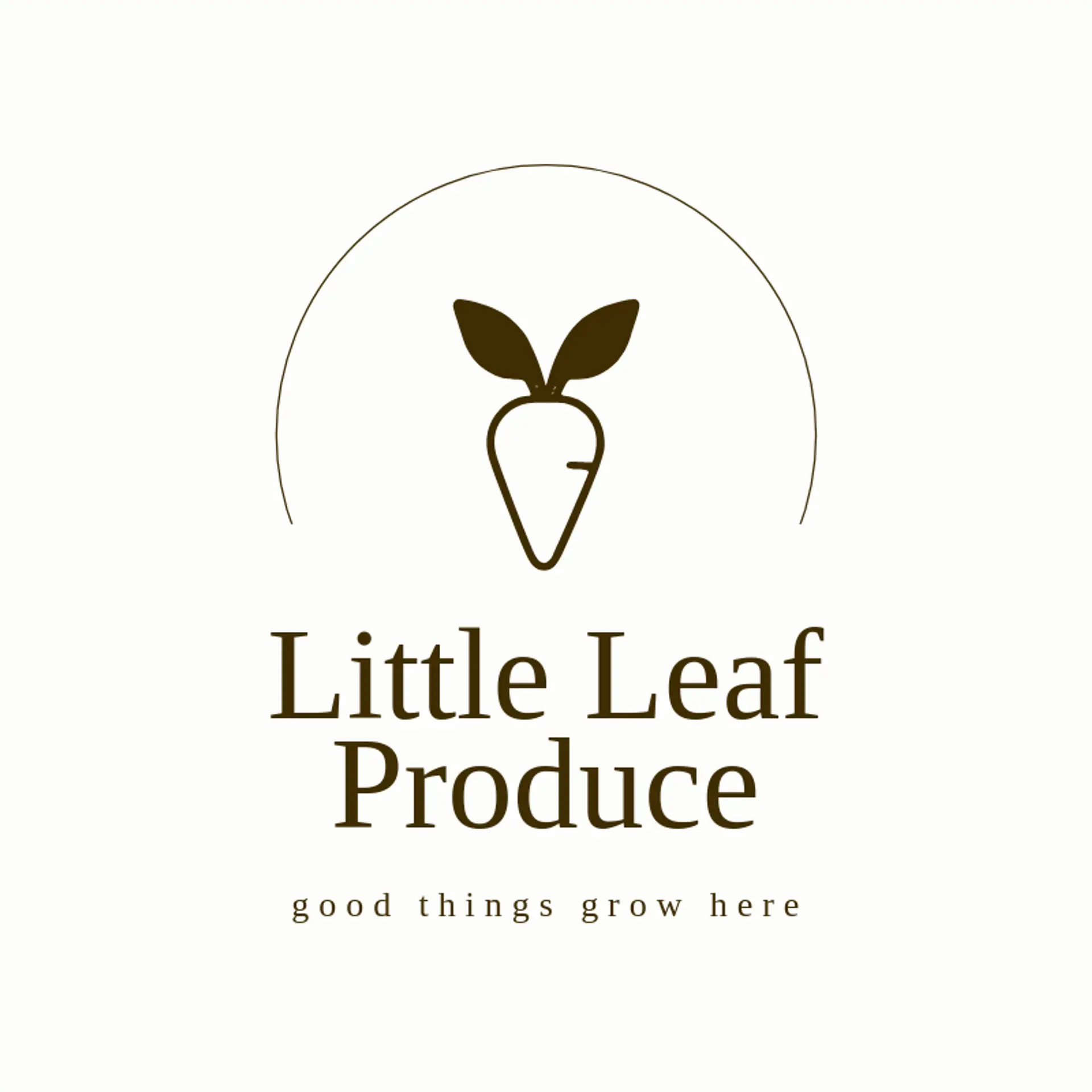 Little Leaf Produce logo for carrot