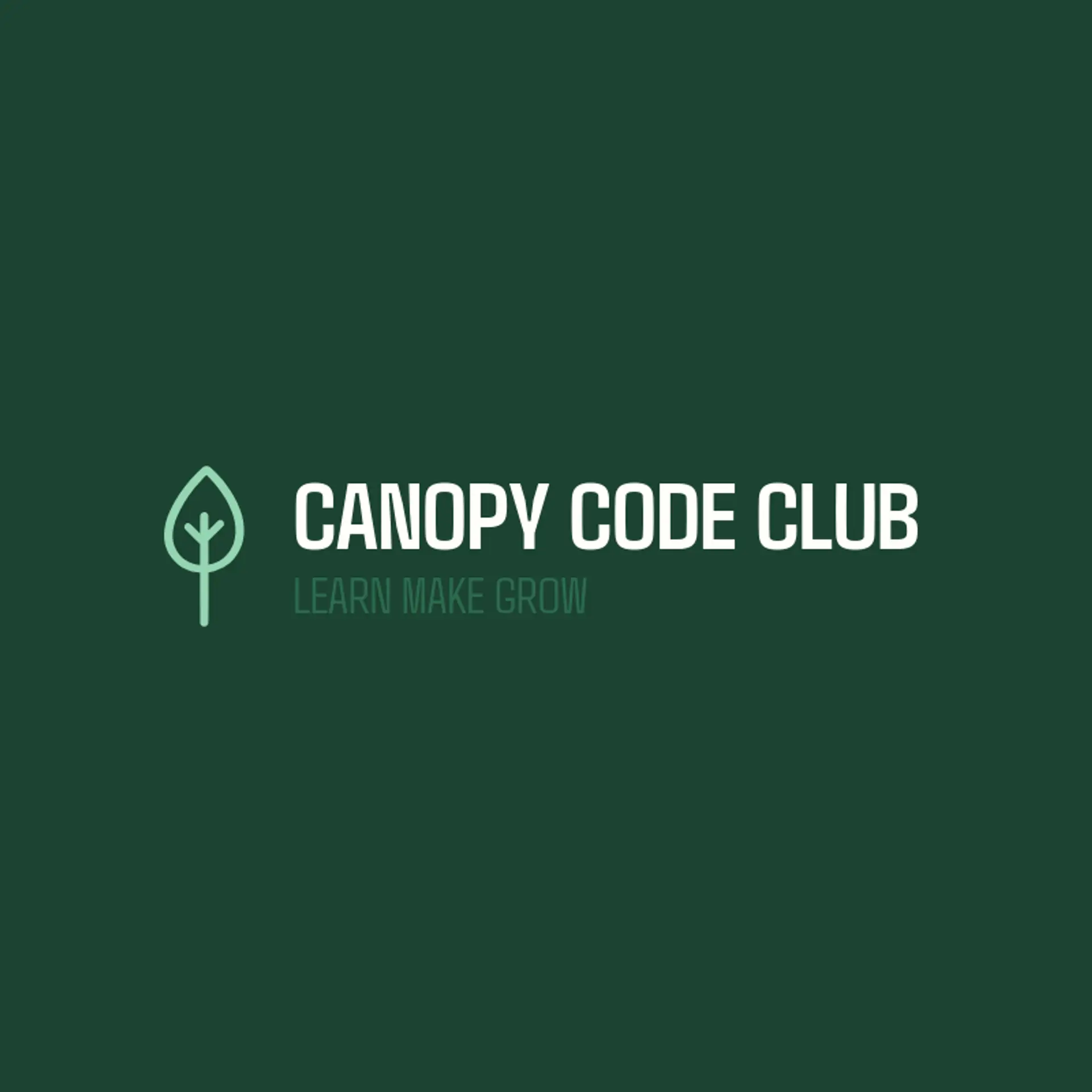 Canopy Code Club logo for stem