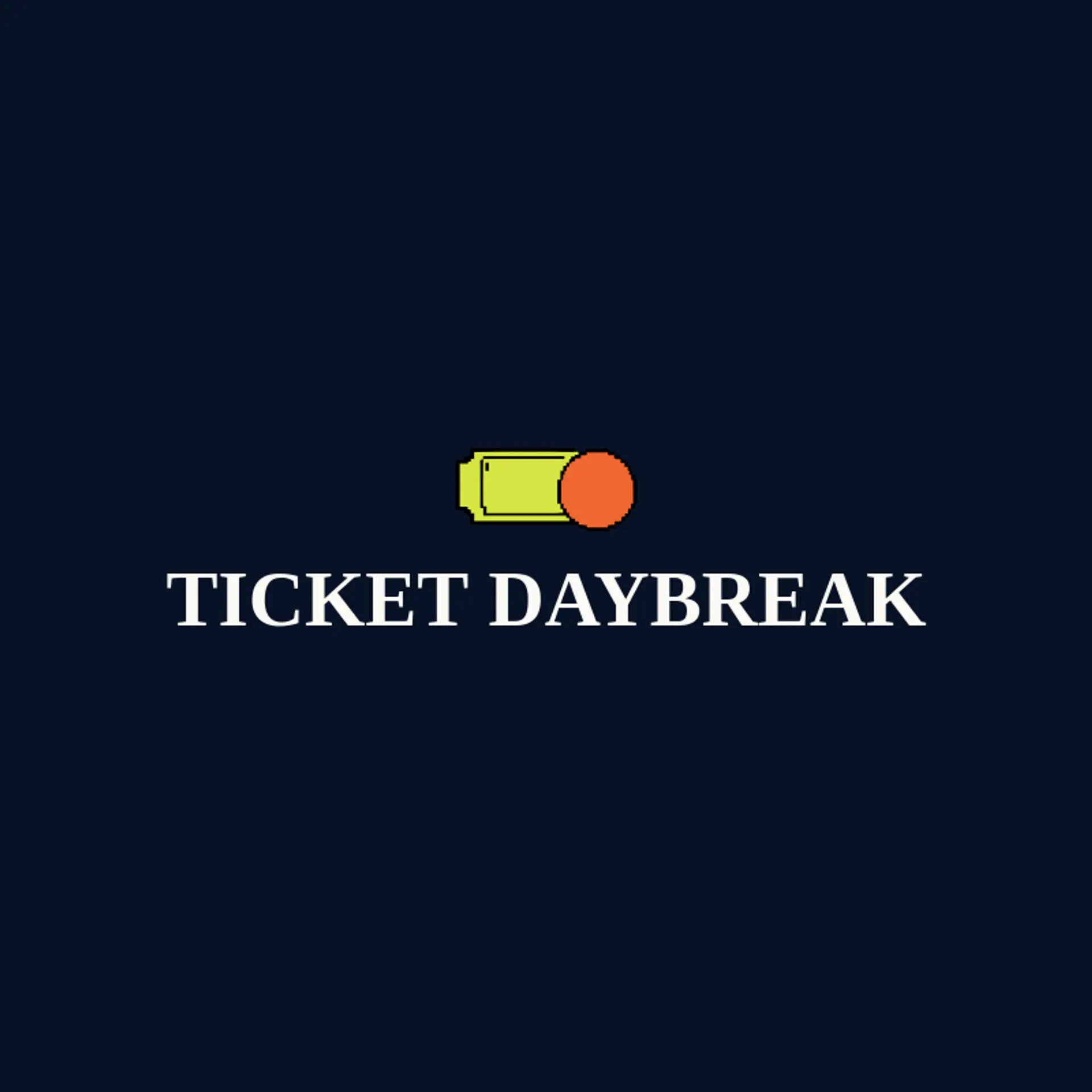 Ticket Daybreak logo for ticket