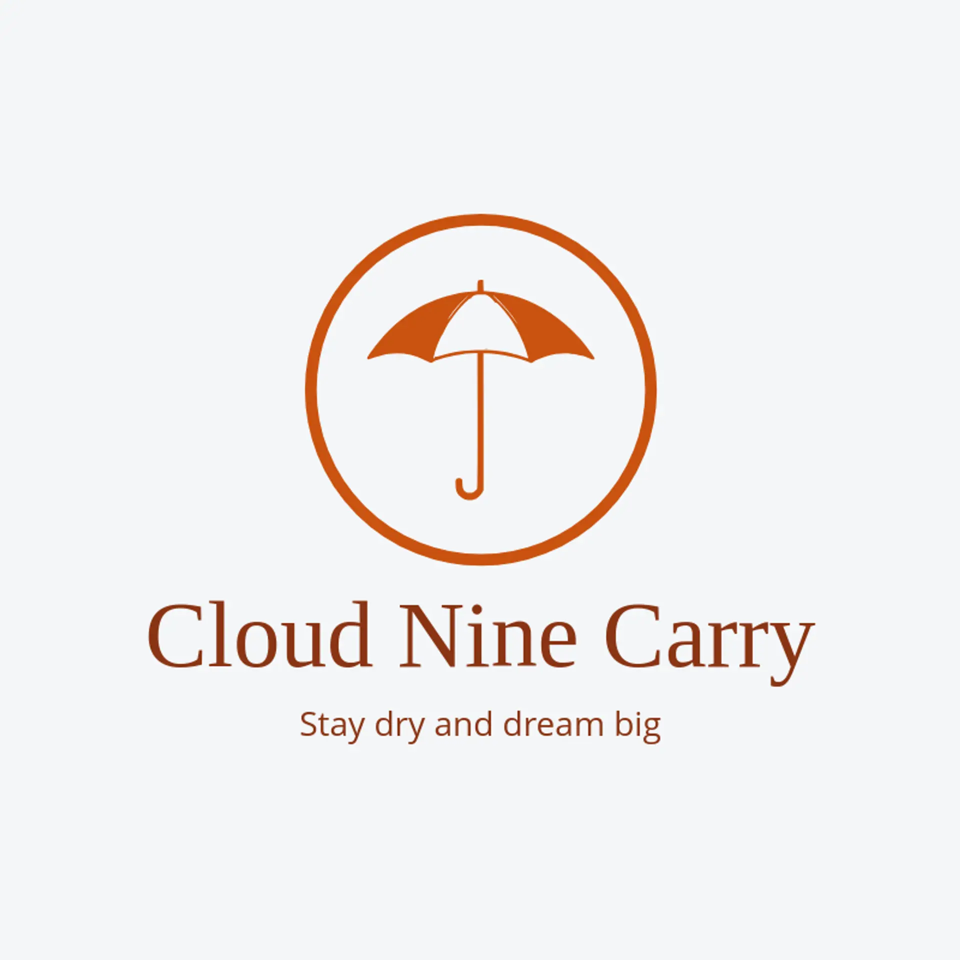 Cloud Nine Carry logo for umbrella