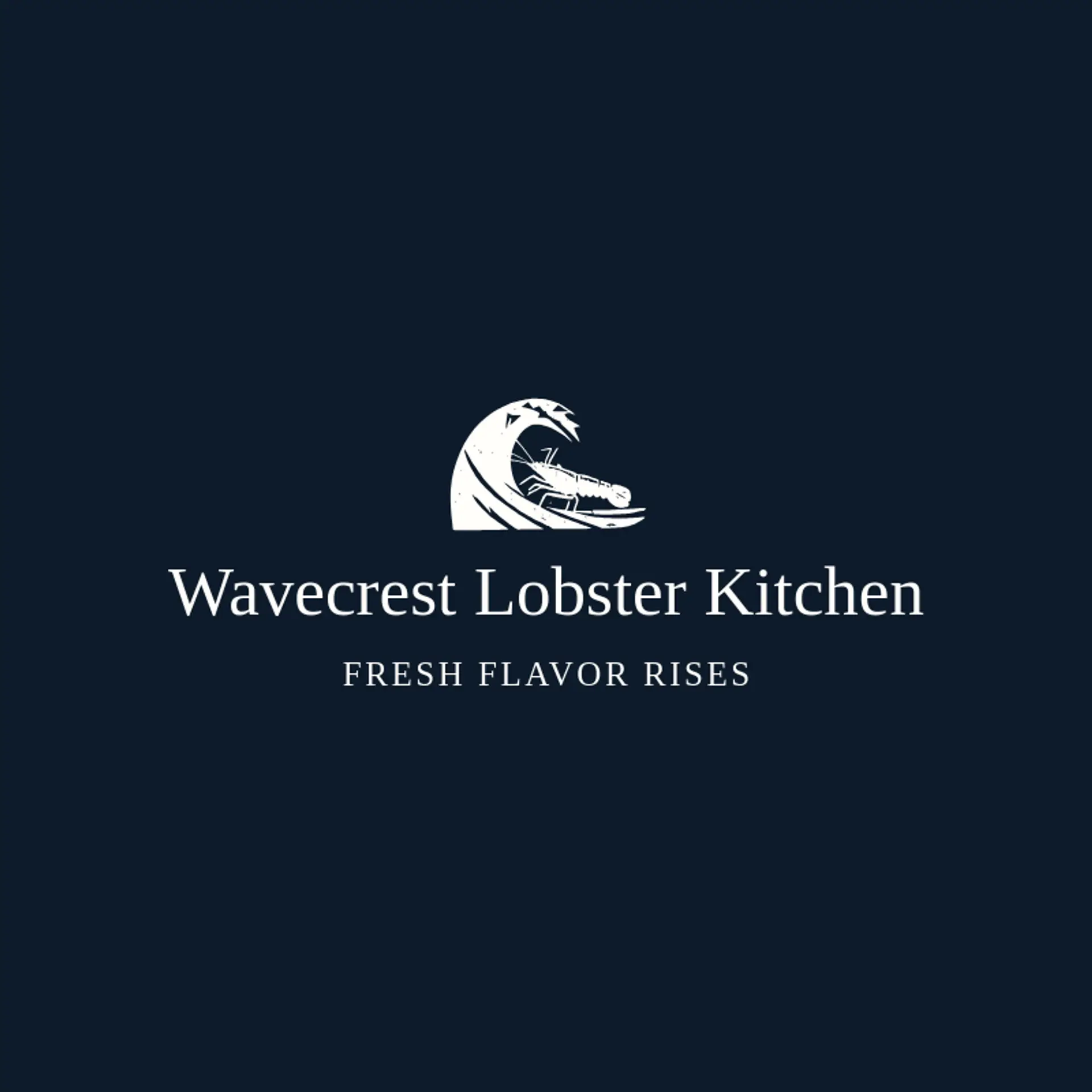 Wavecrest Lobster Kitchen logo for lobster