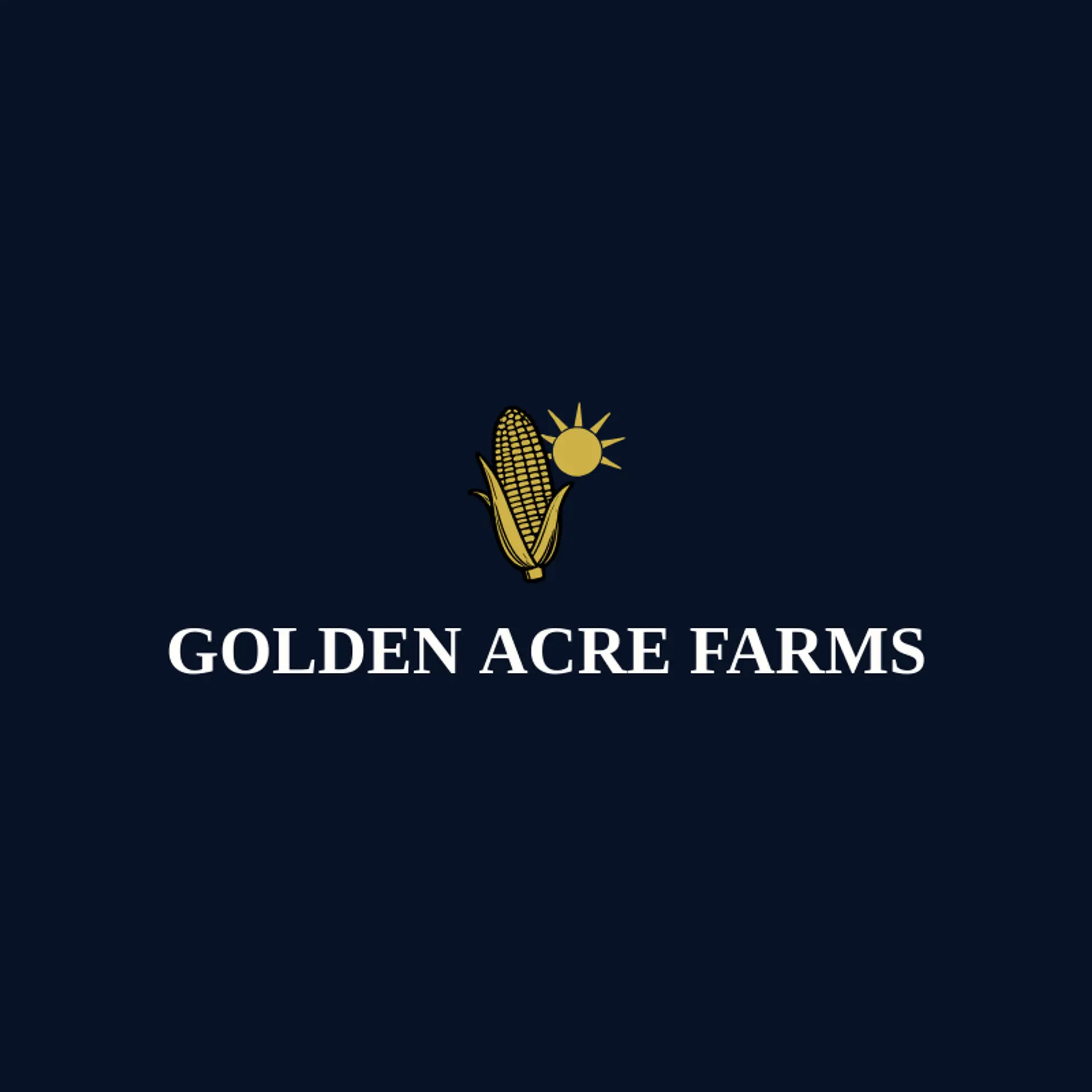 Golden Acre Farms logo for corn