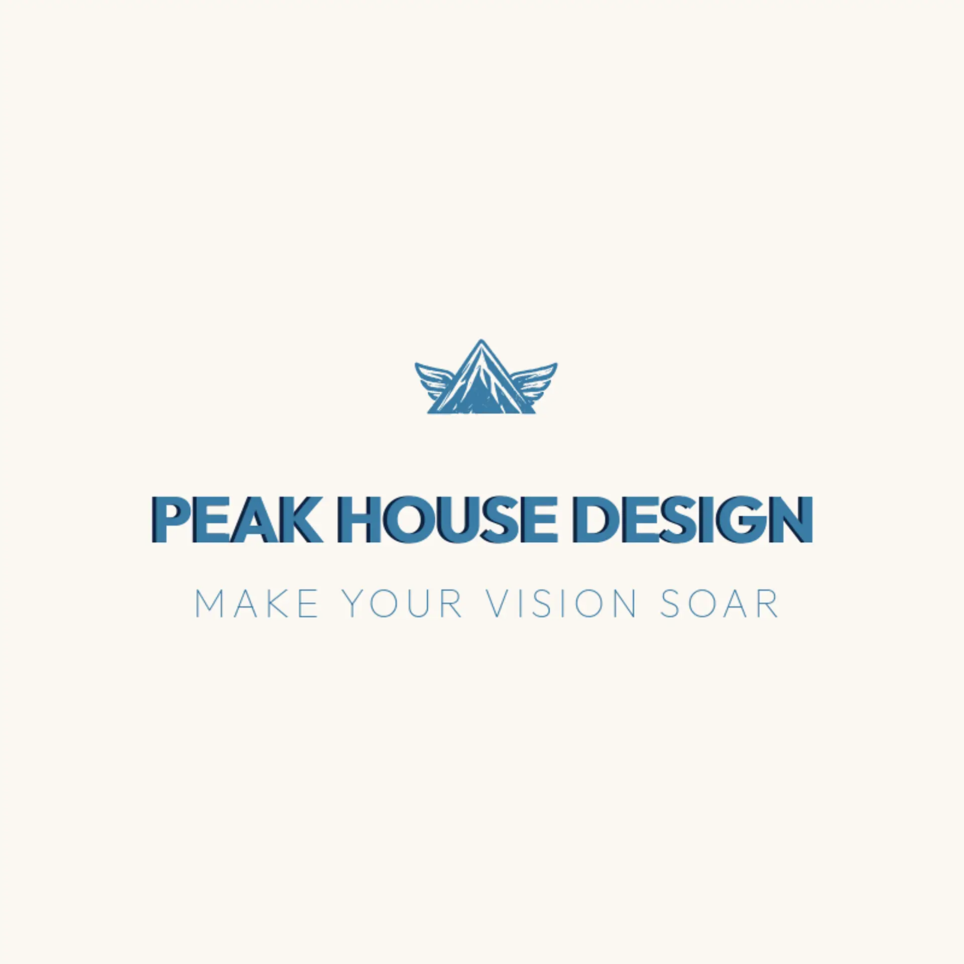 Peak House Design logo for frame
