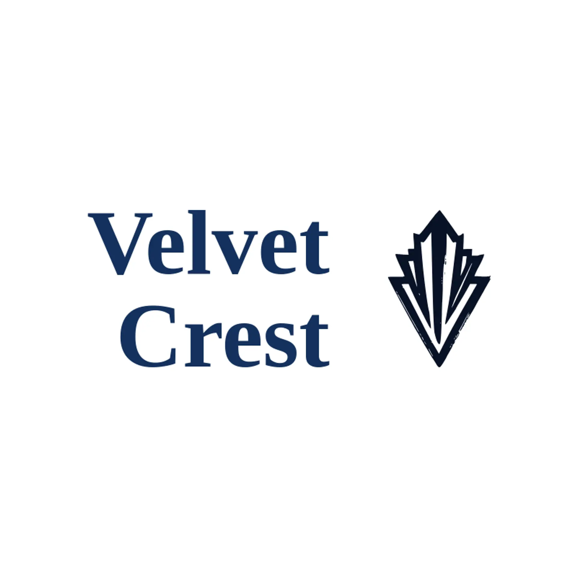Velvet Crest logo for art deco