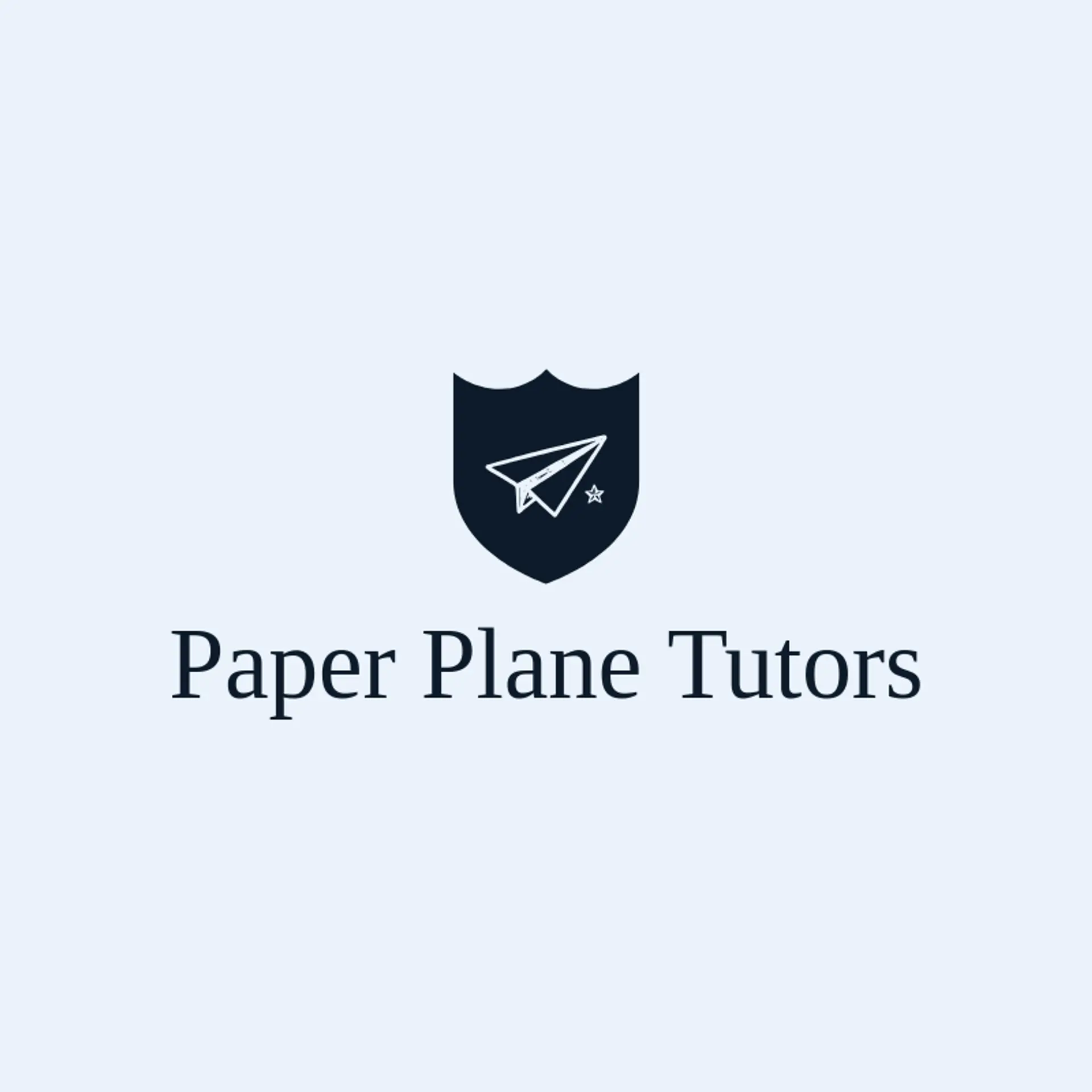 Paper Plane Tutors logo for tutoring