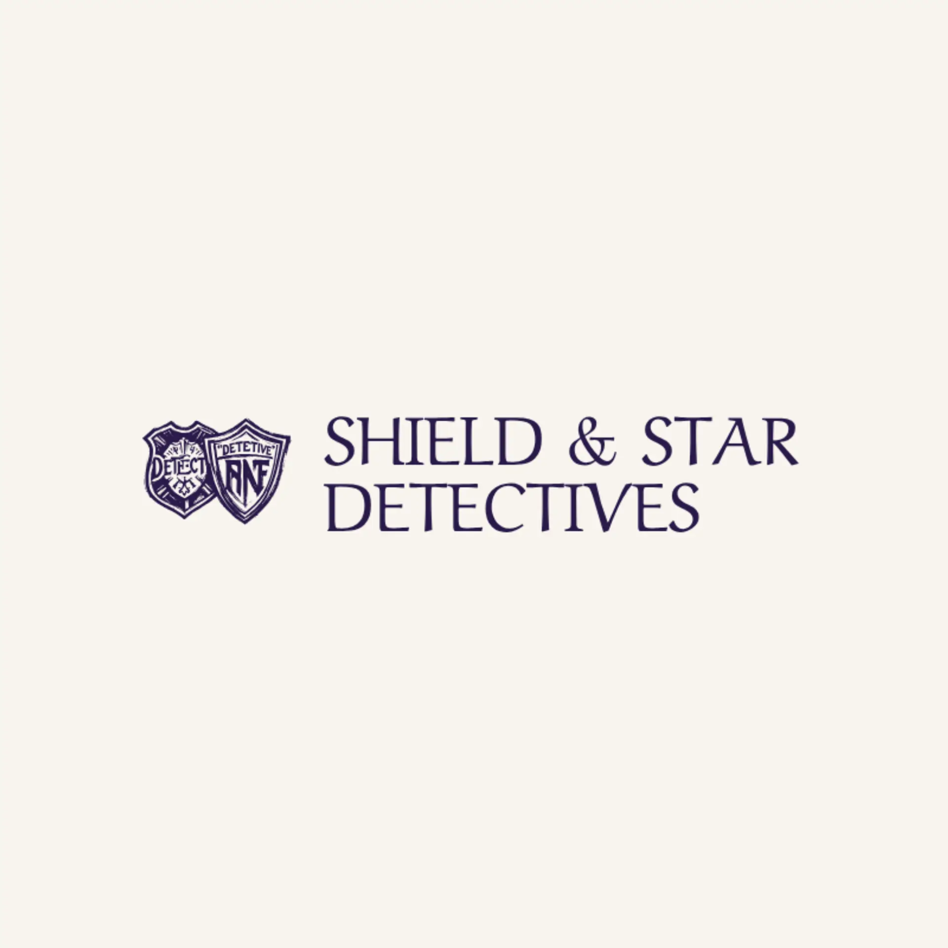 Shield & Star Detectives logo for detective