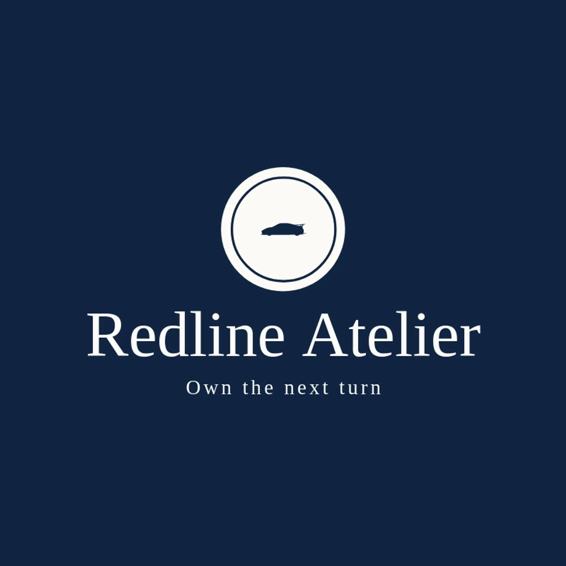 Redline Atelier logo for sports car