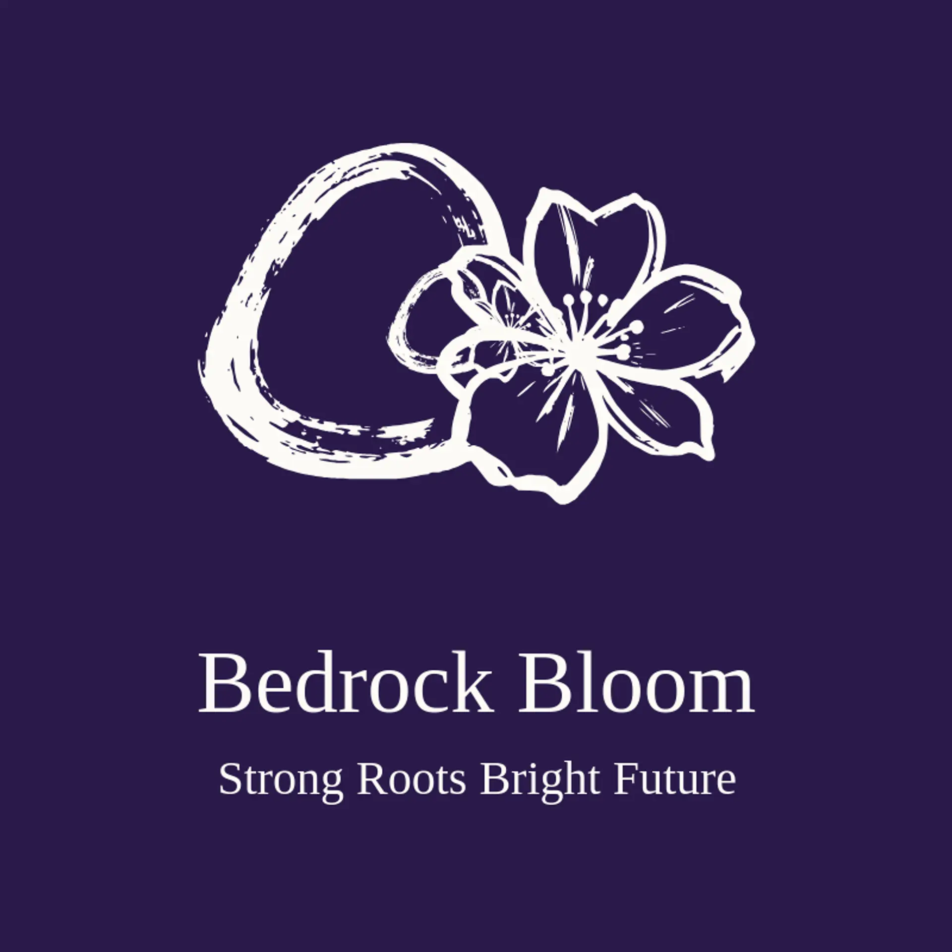 Bedrock Bloom logo for stone