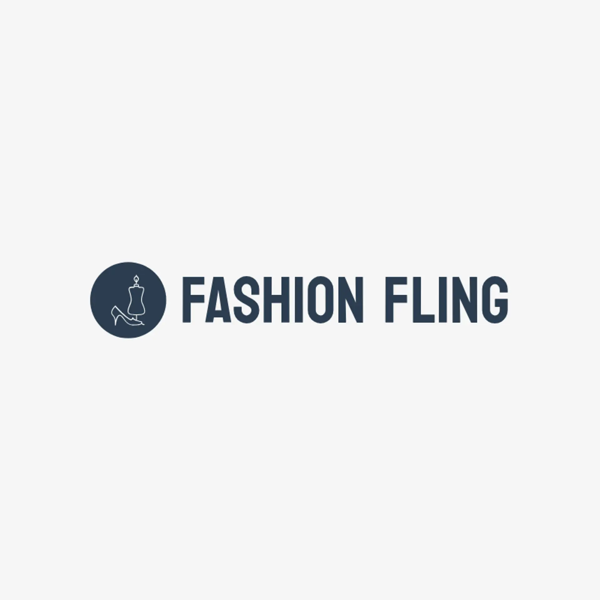 Fashion Fling logo for fashion show