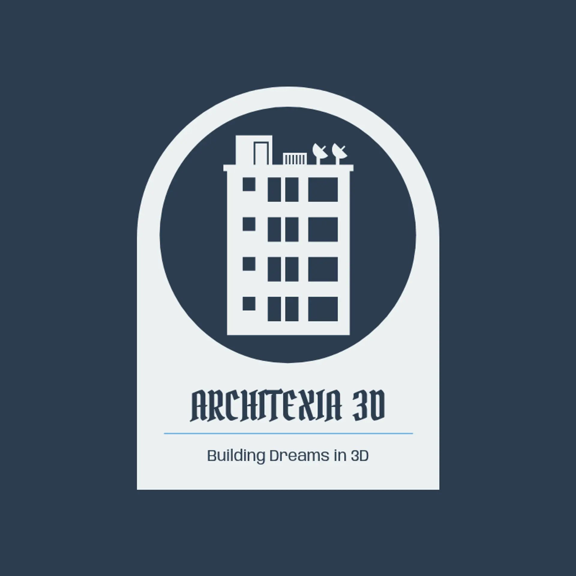 Architexia 3D logo for construction 3d