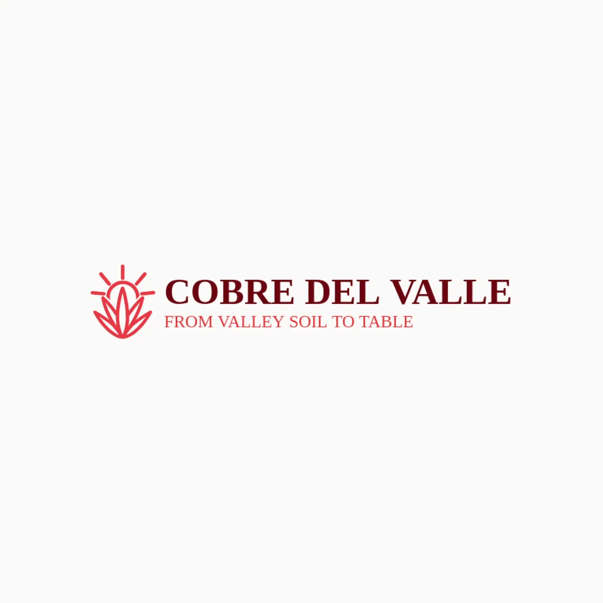 Cobre del Valle logo for tequila