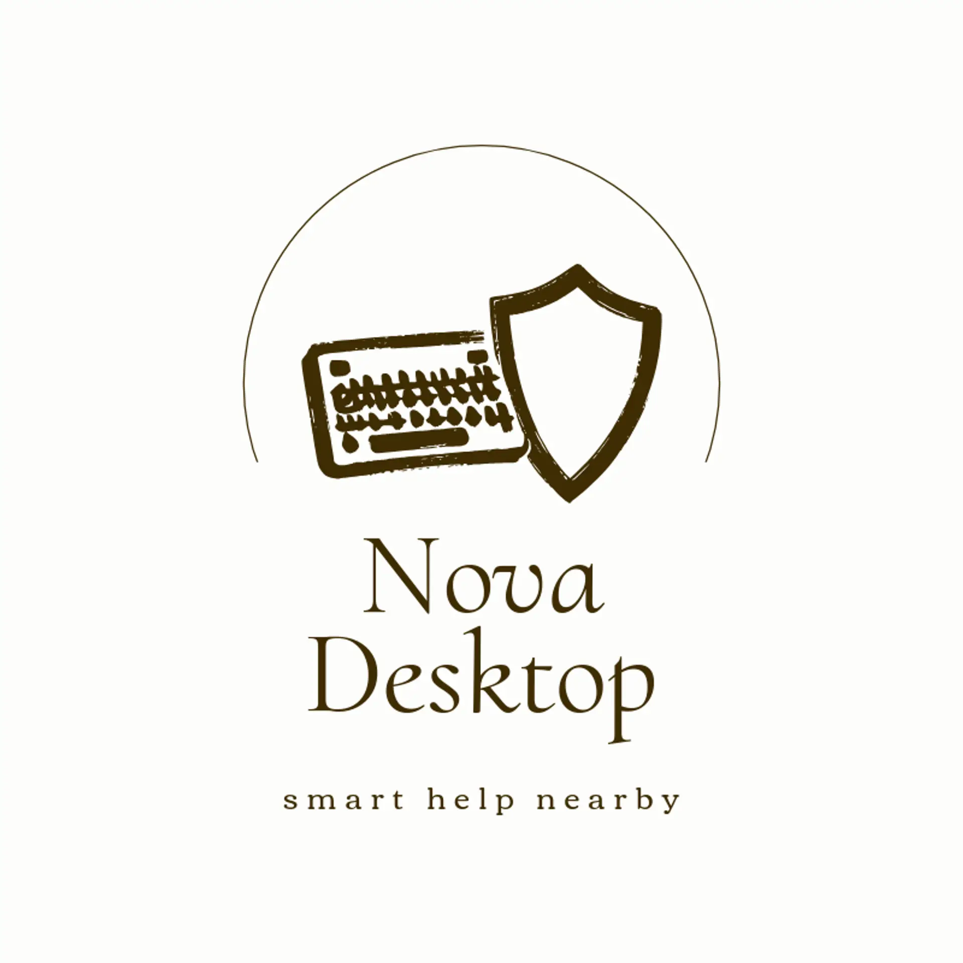 Nova Desktop logo for computer