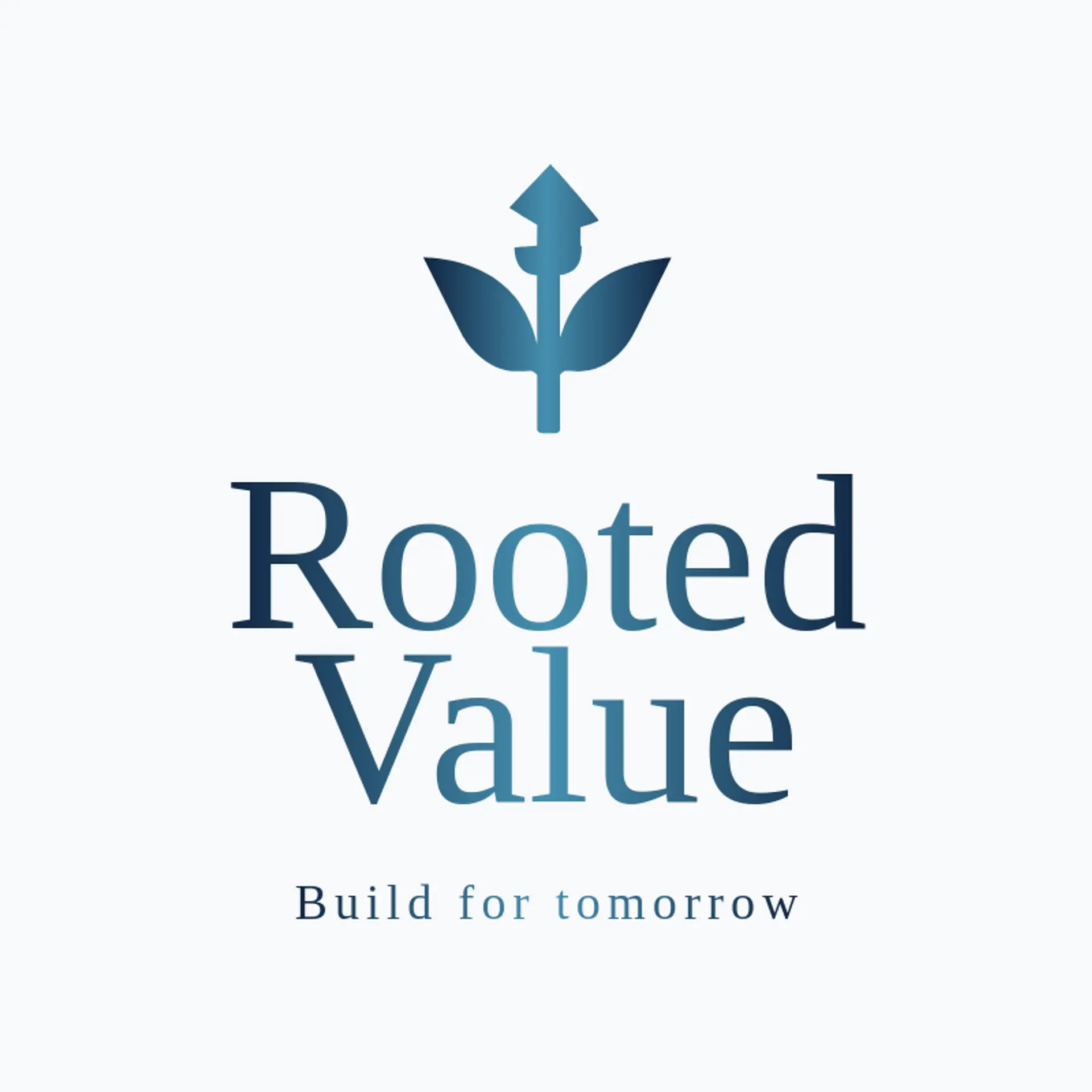 Rooted Value logo for cash