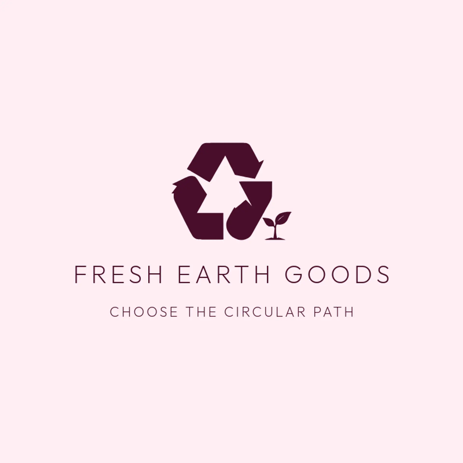 Fresh Earth Goods logo for recycle