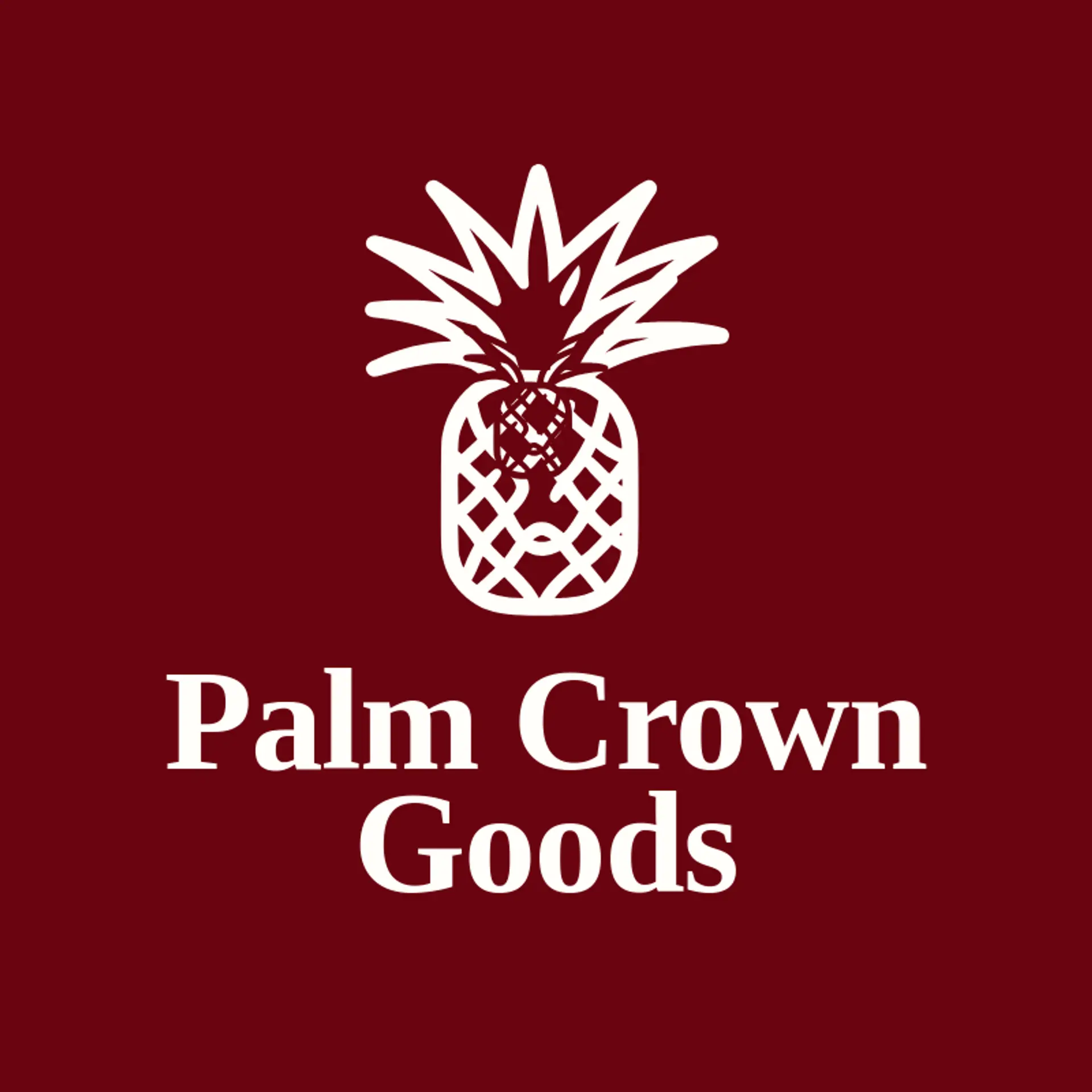 Palm Crown Goods logo for pineapple